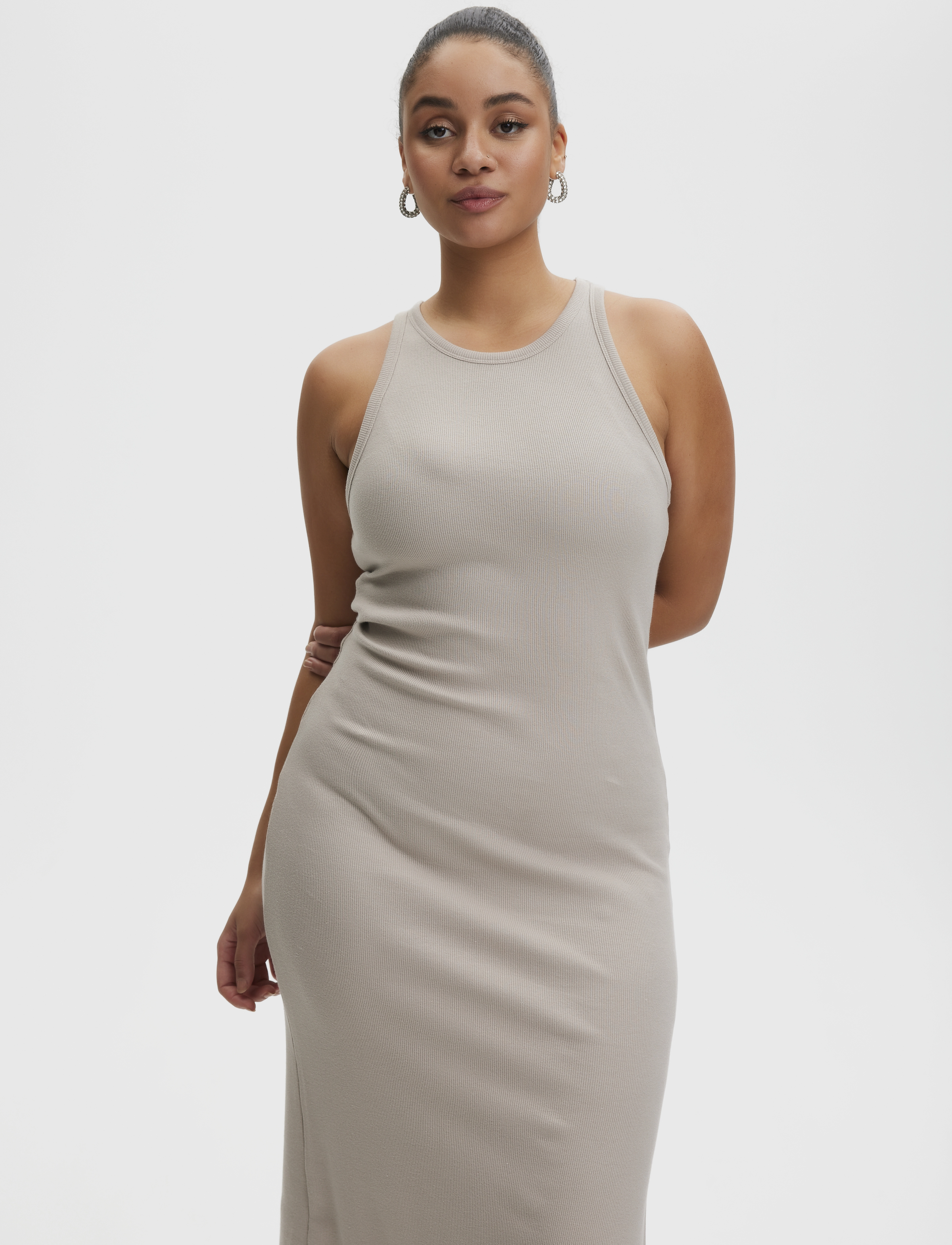 Gestuz DrewGZ sl long dress NOOS - Fodralklänningar - STRING / cream