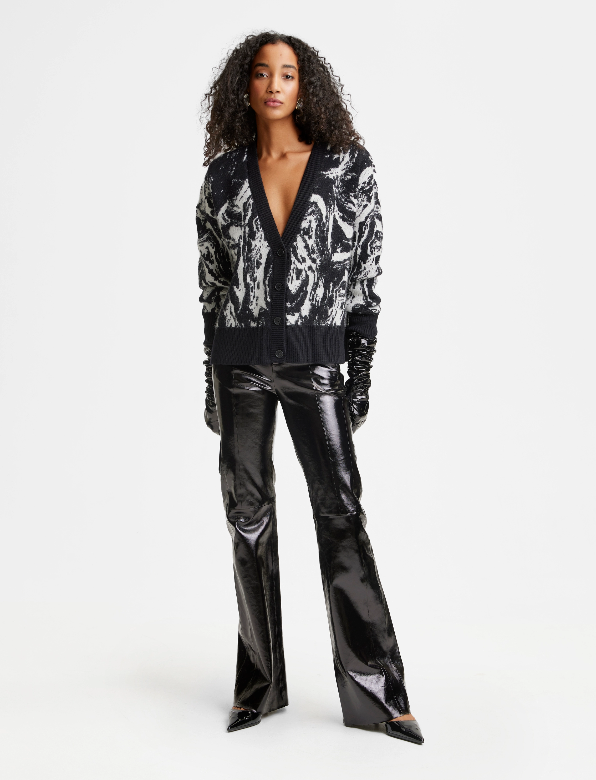Gestuz - SoleaGZ cardigan - black amethyst - 2