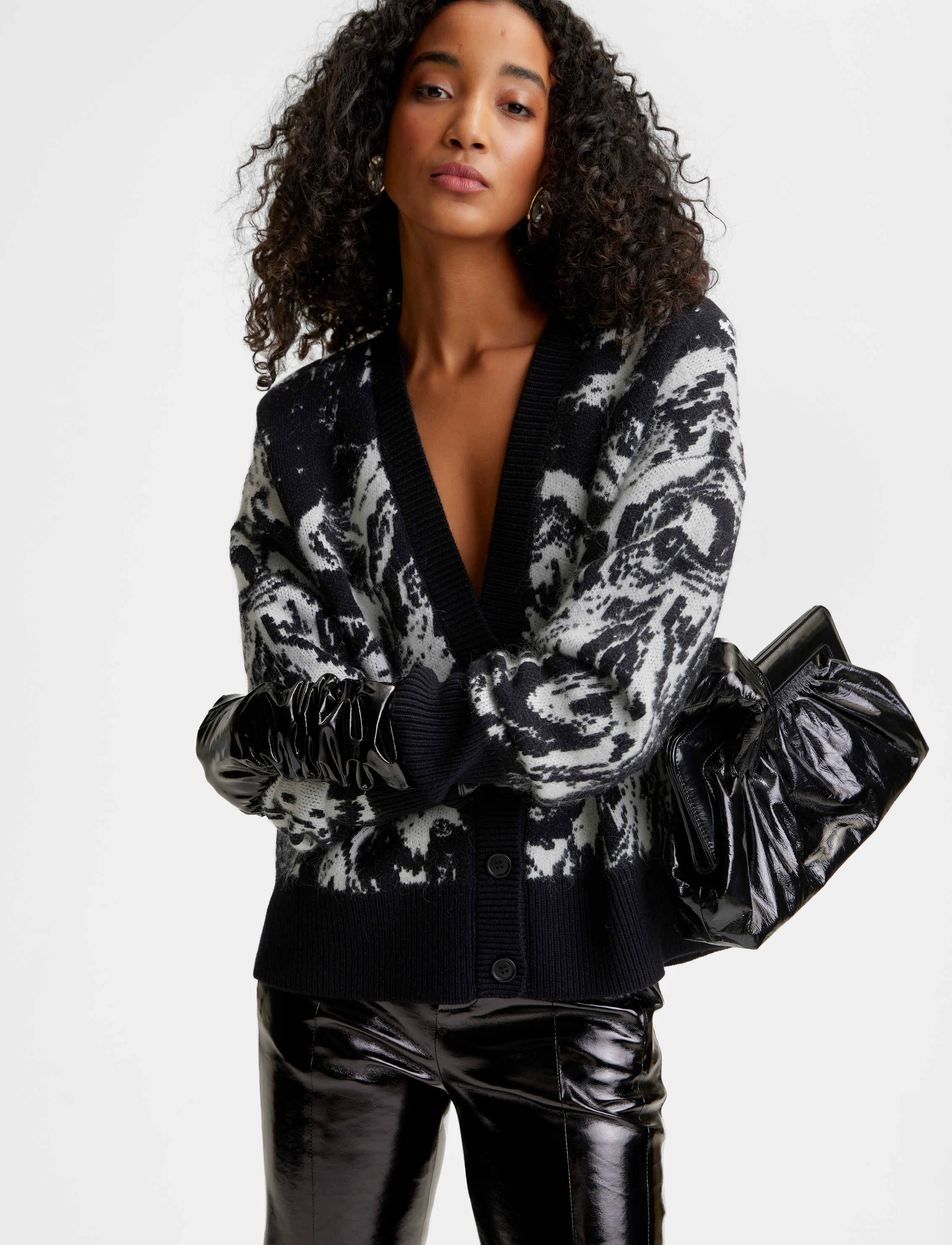 Gestuz - SoleaGZ cardigan - black amethyst - 4