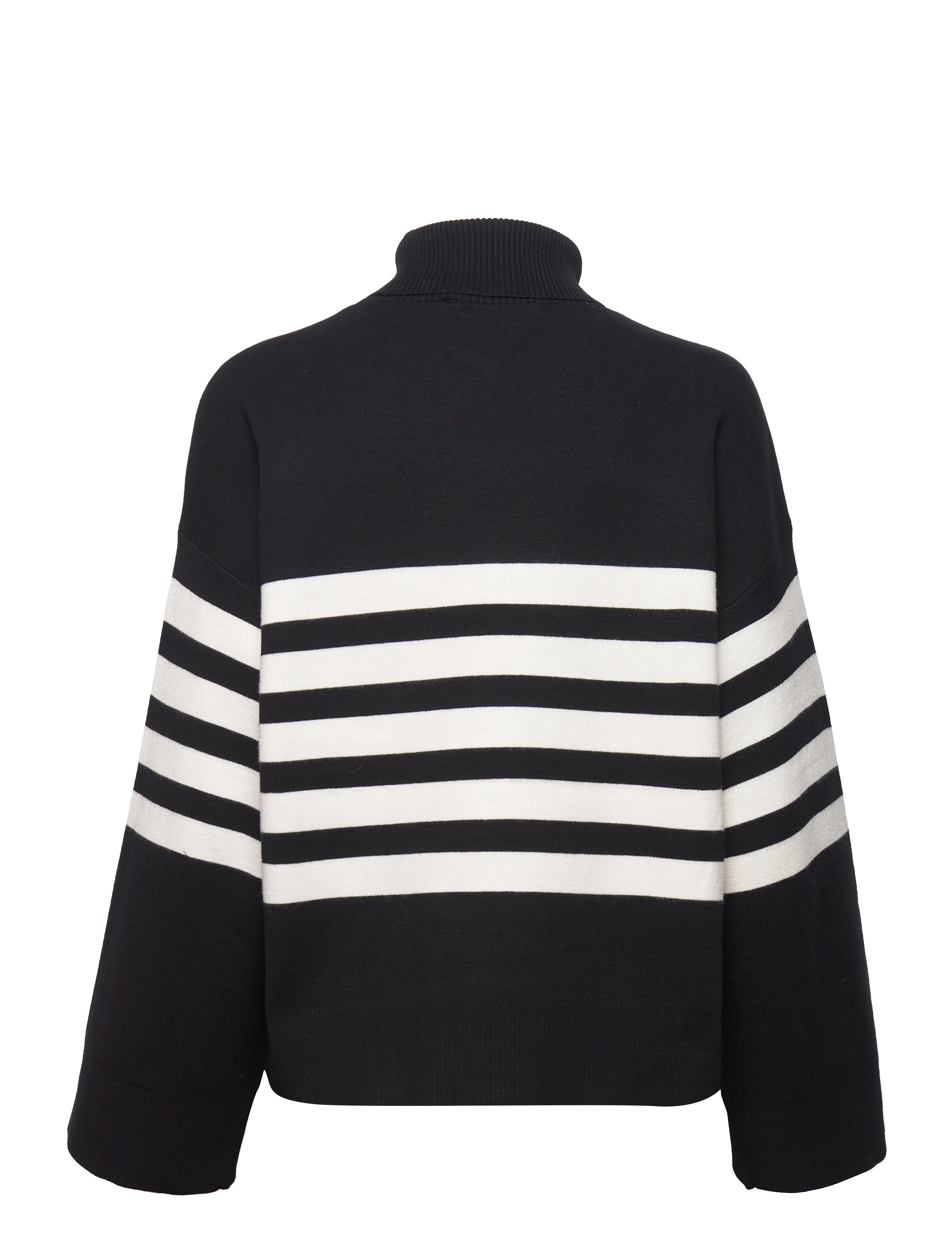 Gestuz - TalliGZ striped pullover - black moonbeam stripe - 1