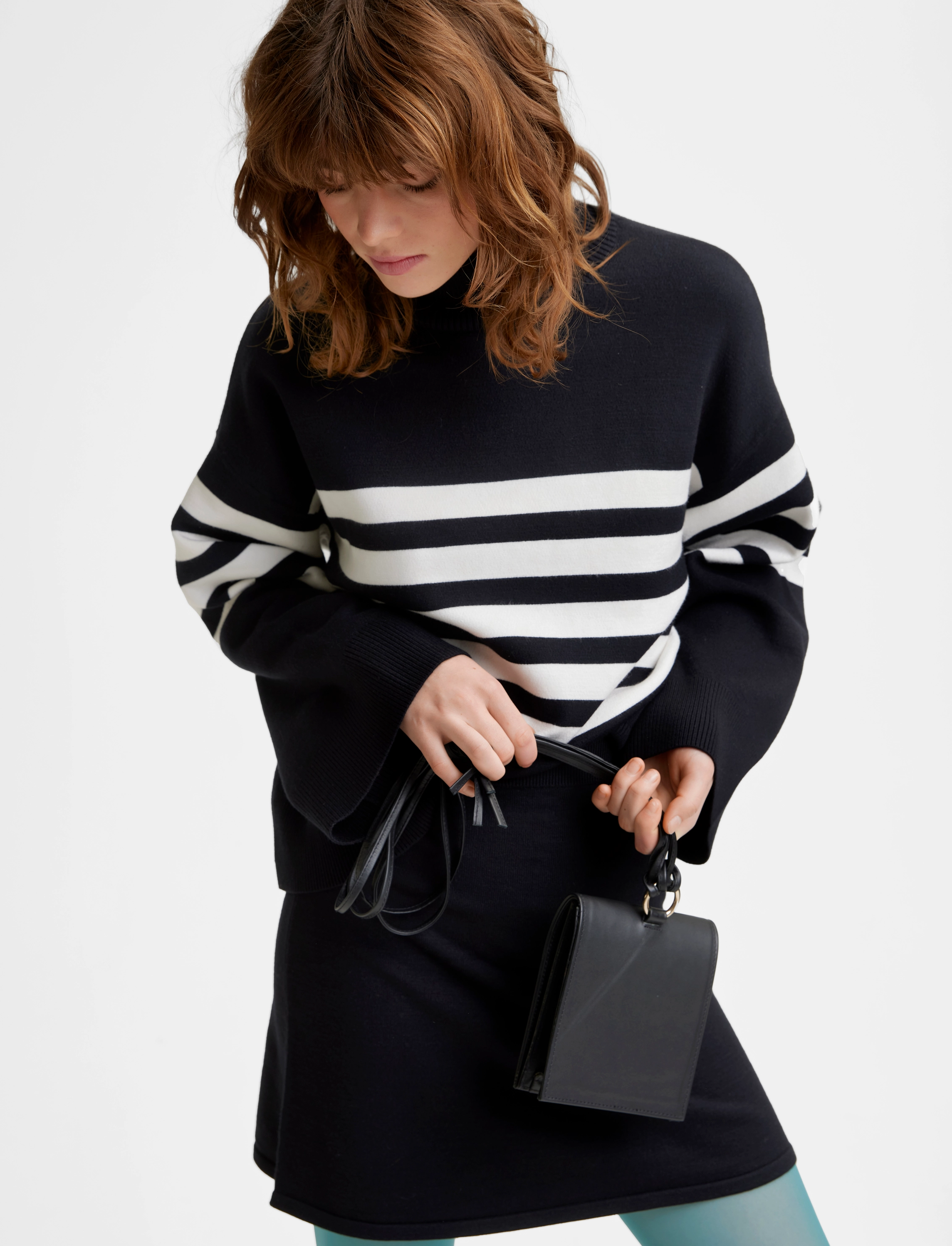 Gestuz - TalliGZ striped pullover - black moonbeam stripe - 4
