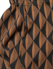 Gestuz - LithildeGZ long dress - midi kjoler - brown graphical logo - 8