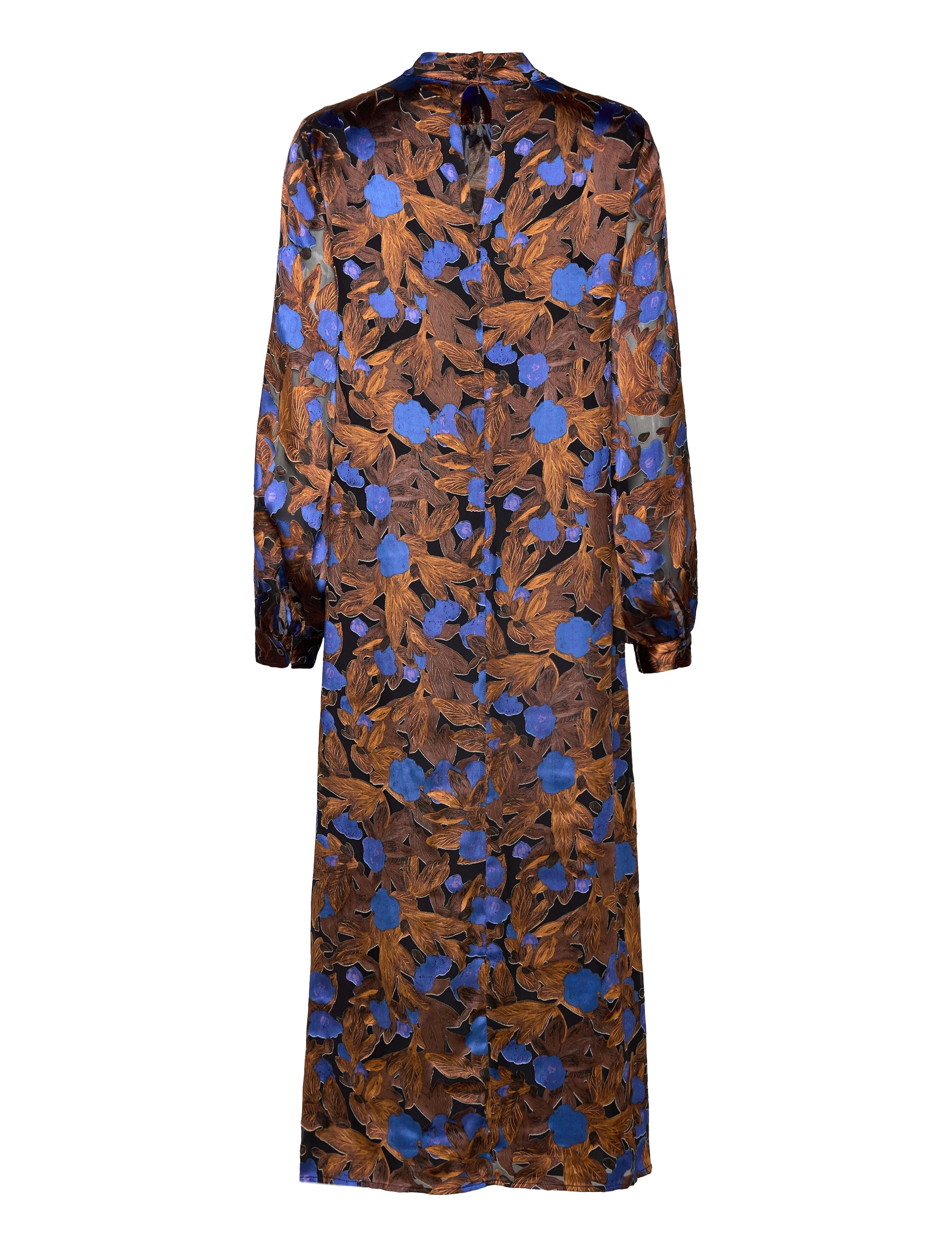 Gestuz - SilkiraGZ dress - brown/blue flower - 1