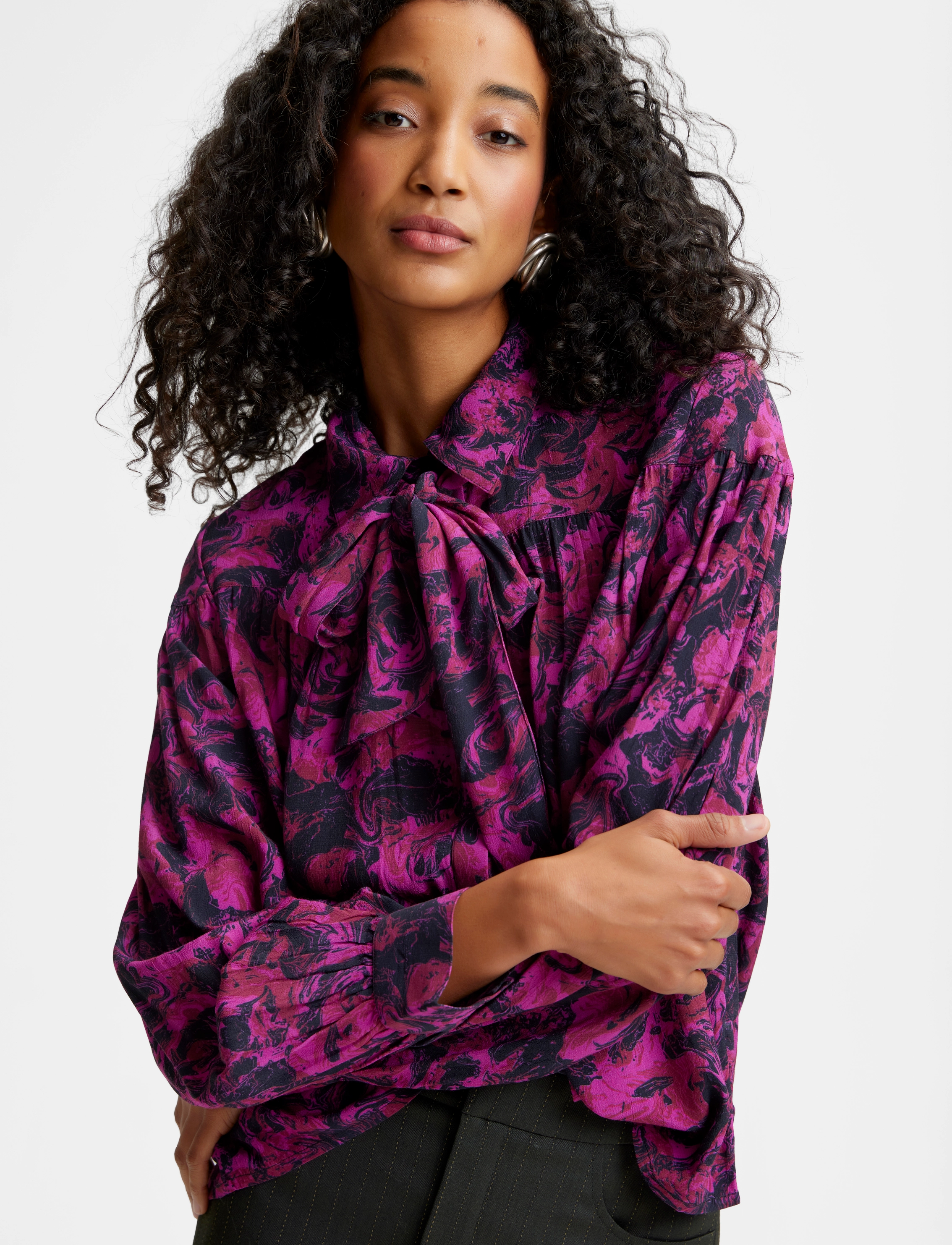 Gestuz - LumiGZ shirt - pink art - 4