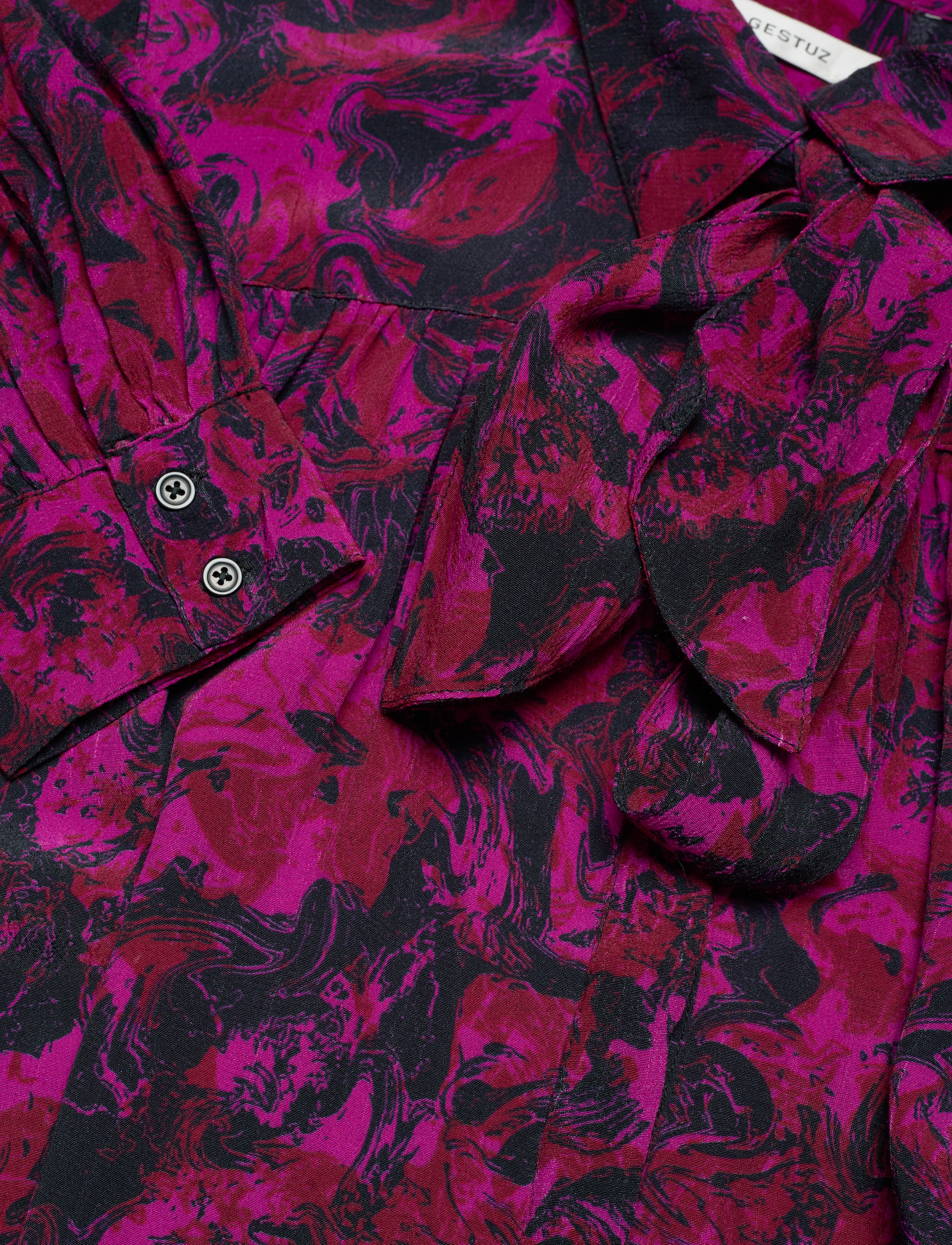 Gestuz - LumiGZ shirt - pink art - 5
