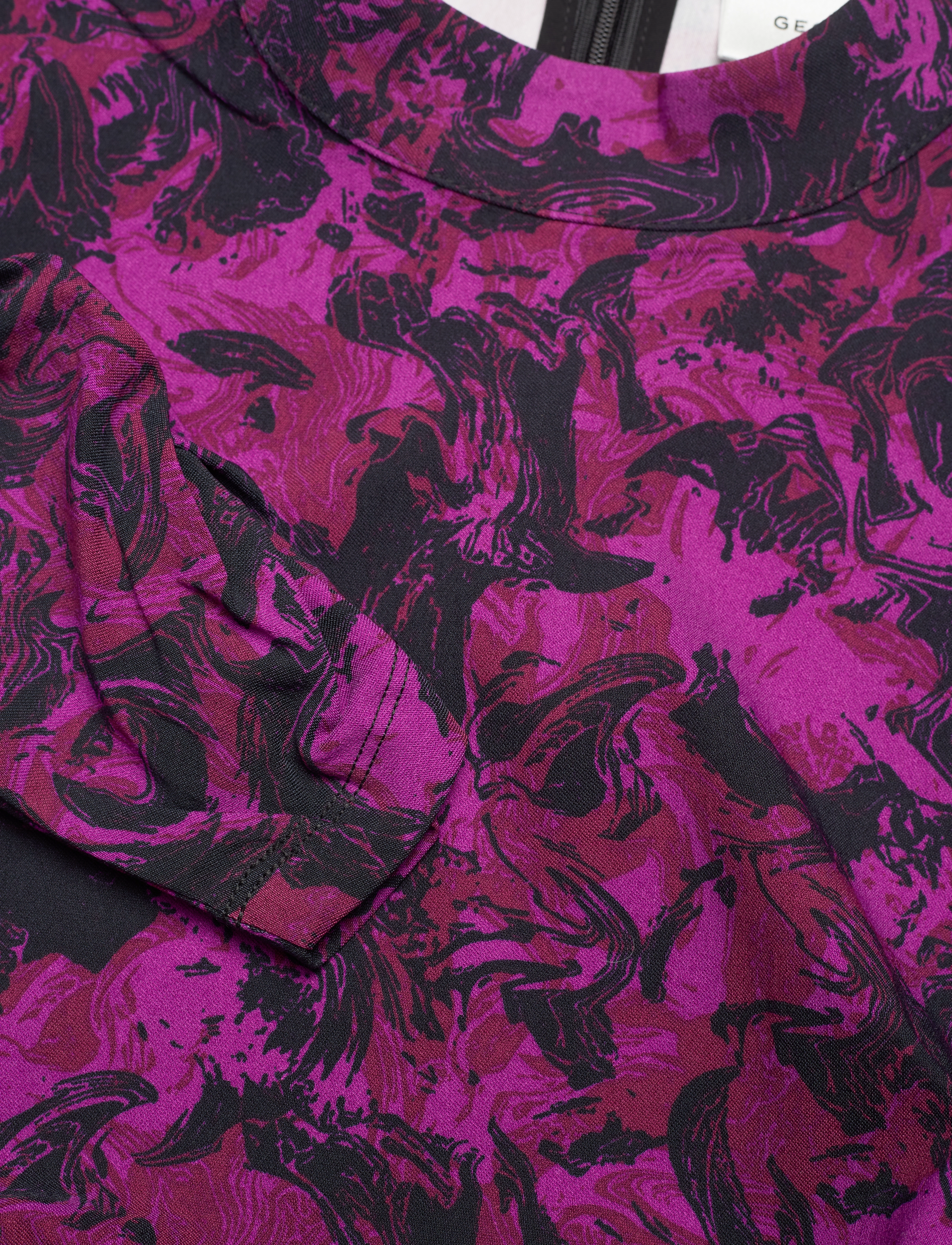 Gestuz - RavaGZ slim dress - pink art - 5