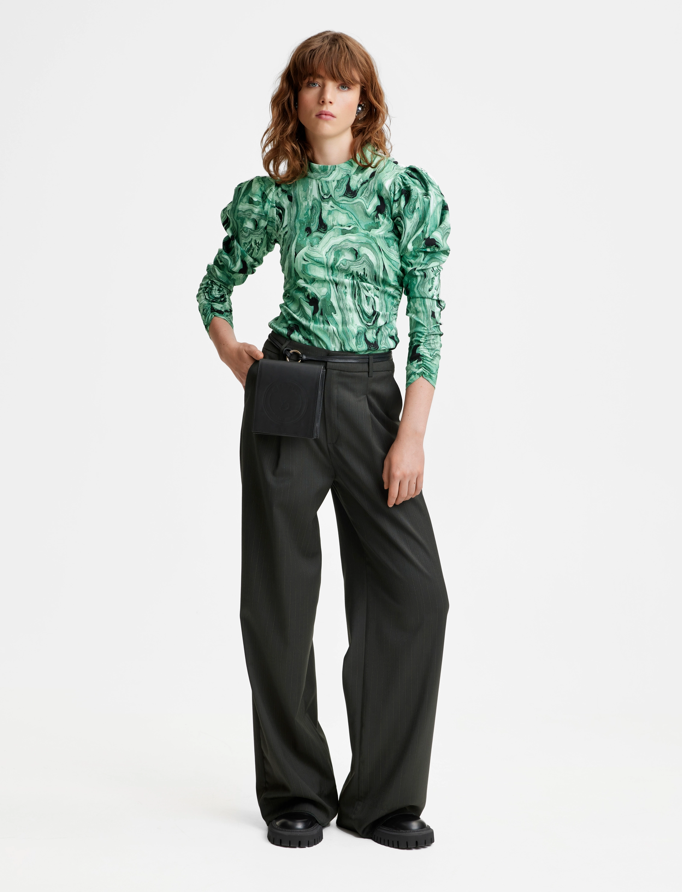 Gestuz - RavaGZ blouse - green amethyst - 2