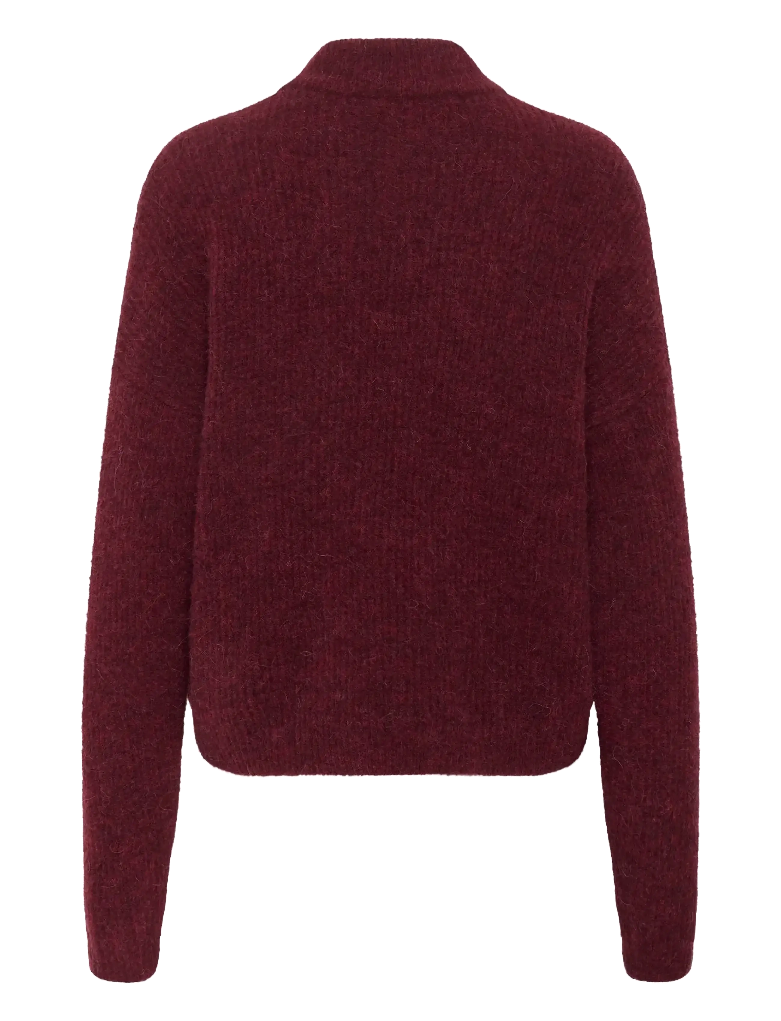 Gestuz - AlphaGZ short cardigan - strickjacken - blood red mÉlange - 2