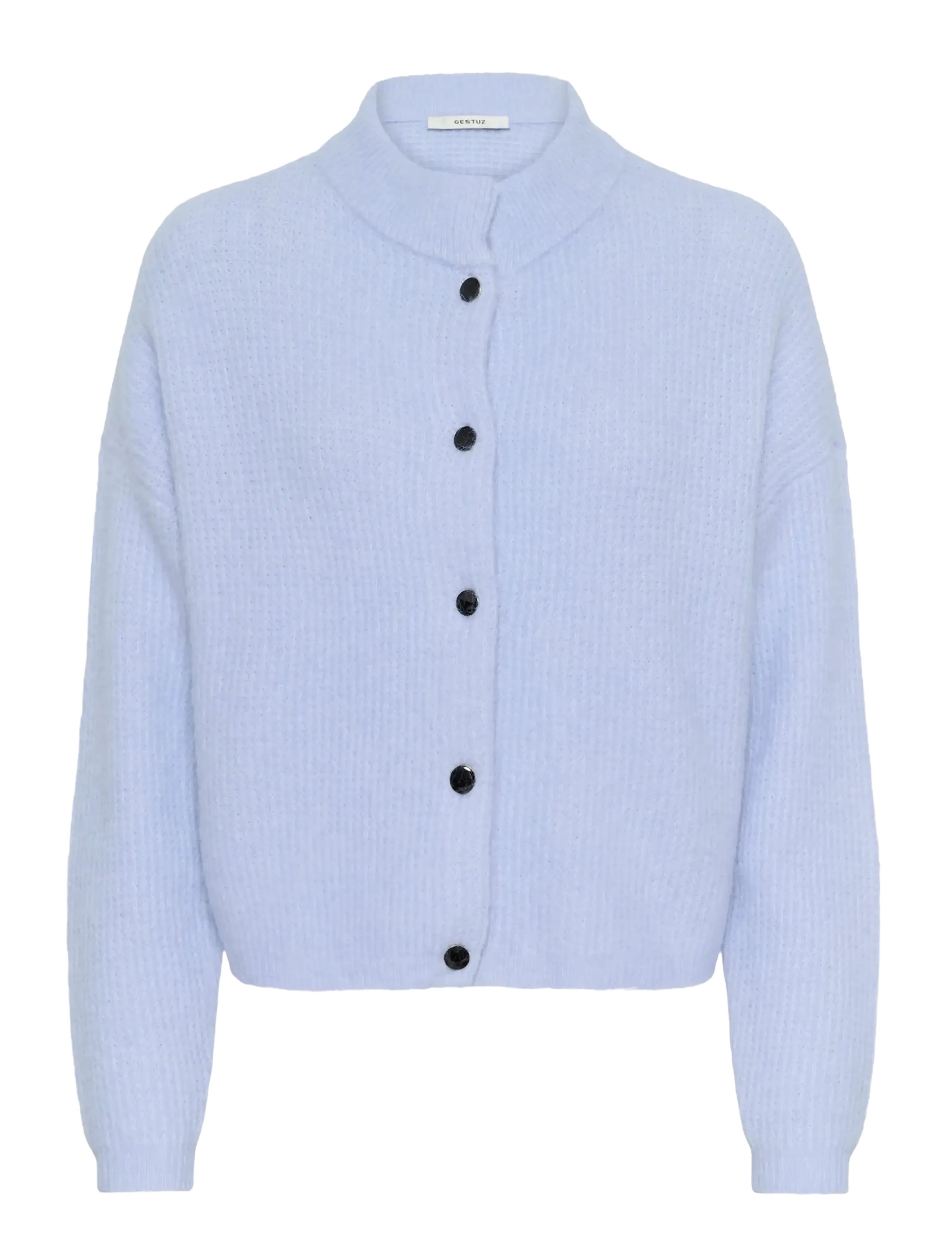 Gestuz AlphaGZ short cardigan - Cardigans - CENTAUREA MÉLANGE / blue
