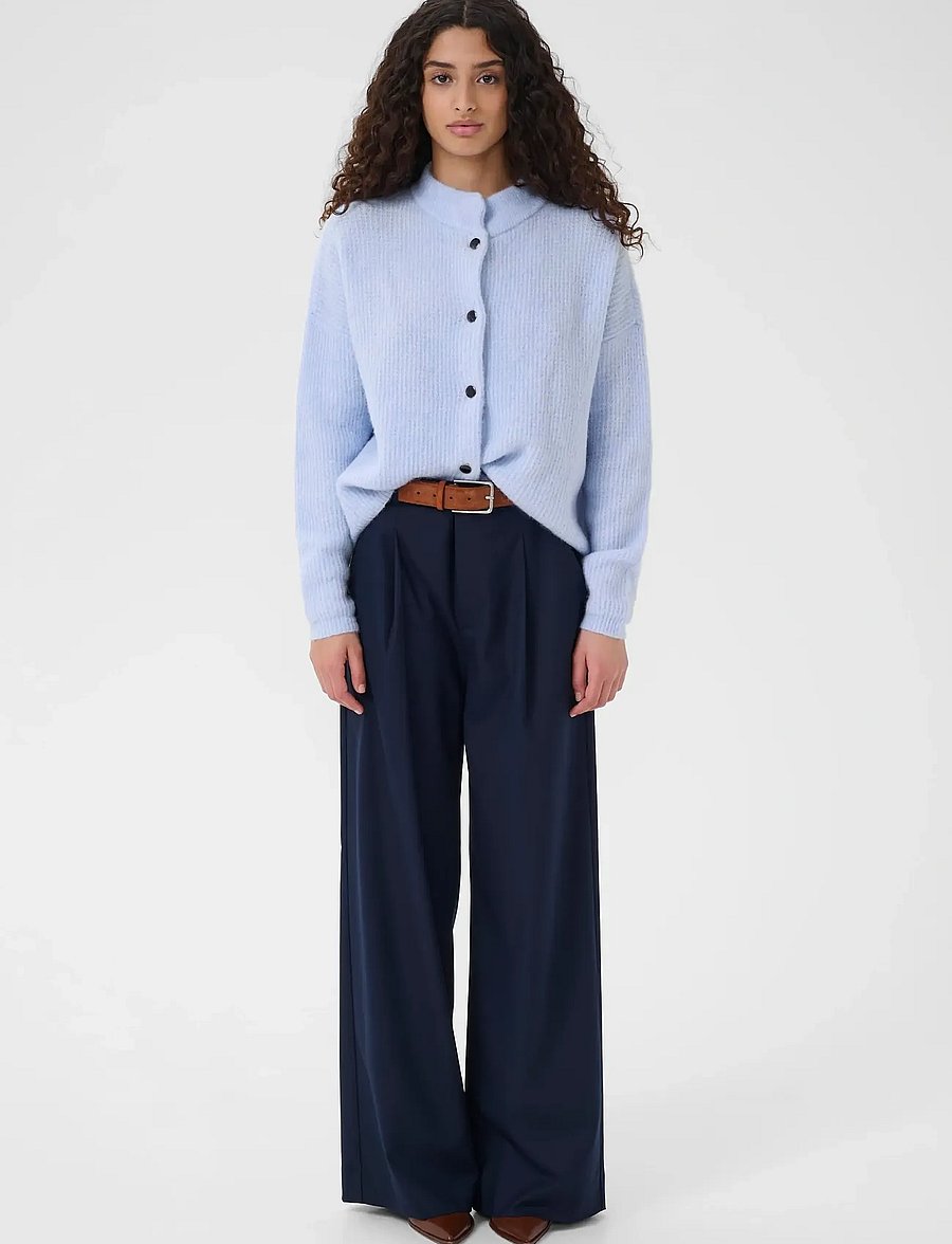 Gestuz - AlphaGZ short cardigan - cardigans - centaurea mÉlange - 3