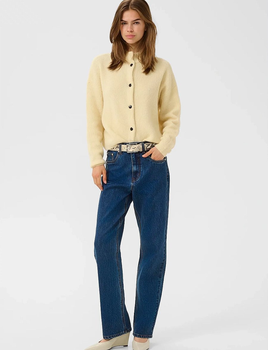 Gestuz - AlphaGZ short cardigan - cardigans - frozen dew mÉlange - 3