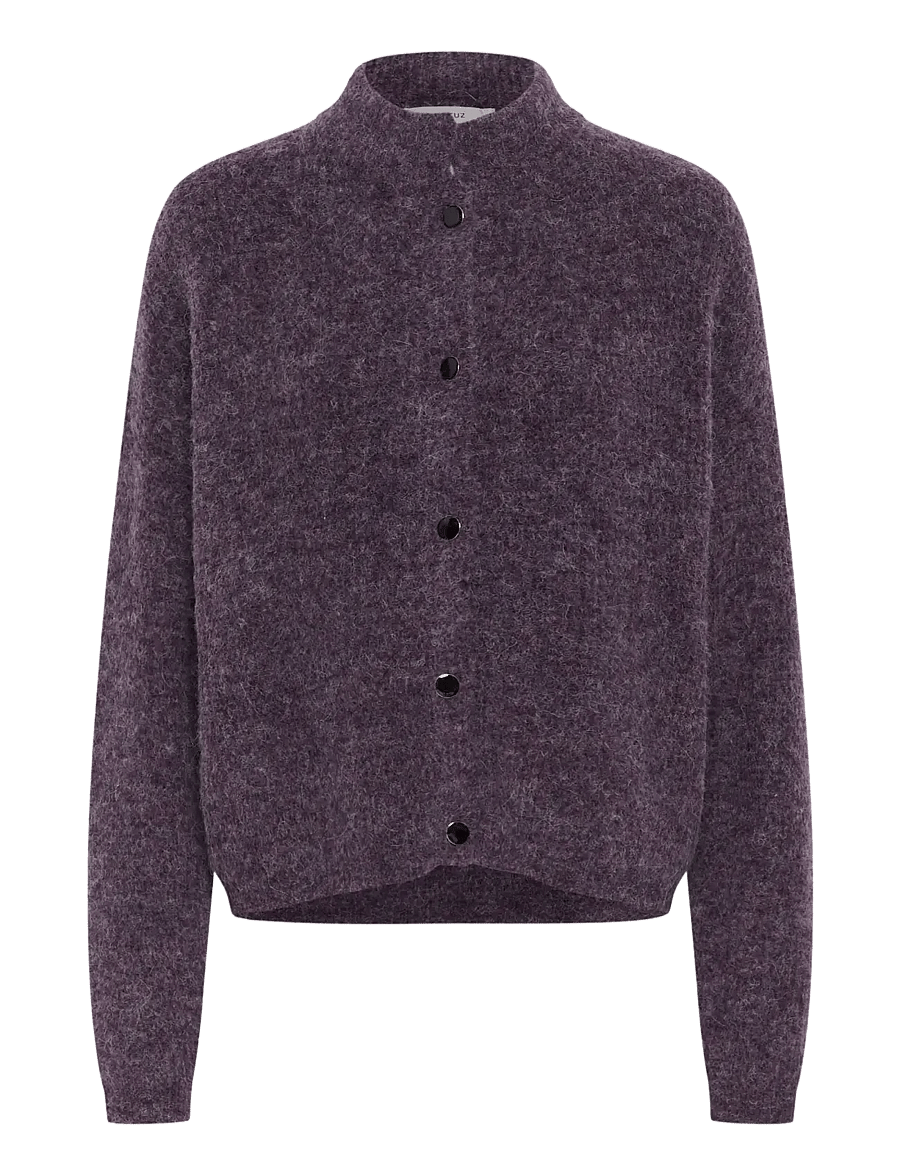 Gestuz - AlphaGZ short cardigan - cardigans - juniper mÉlange - 0