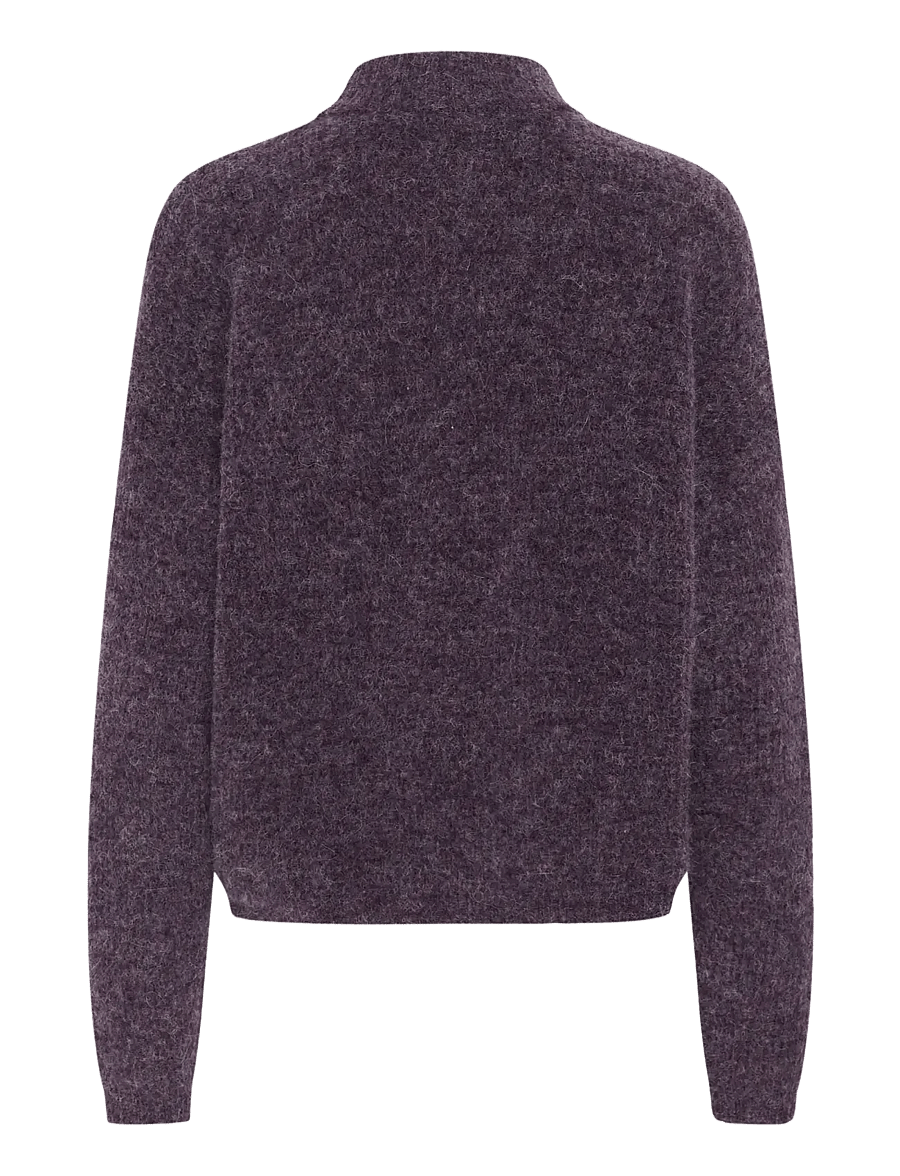 Gestuz - AlphaGZ short cardigan - cardigans - juniper mÉlange - 1