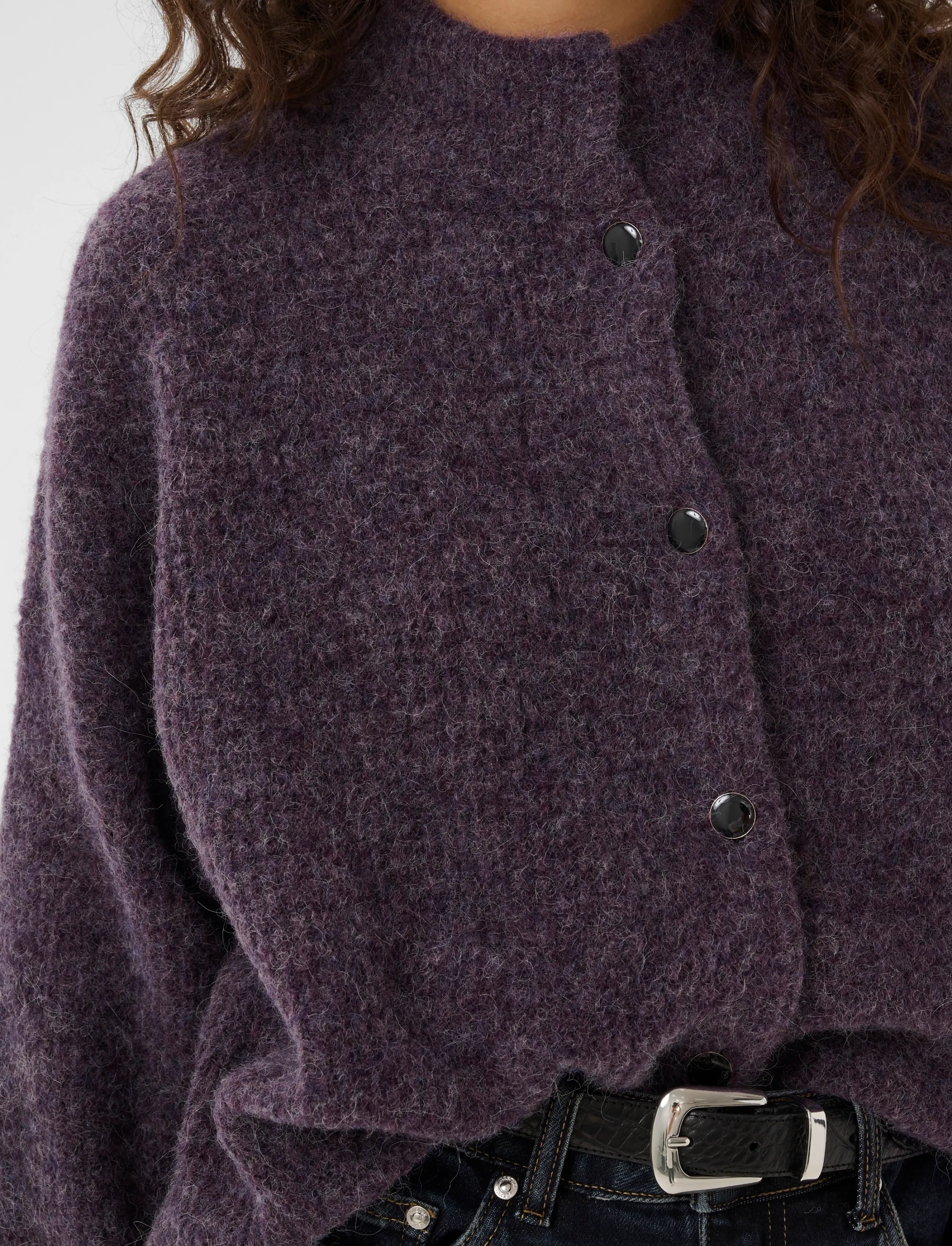 Gestuz - AlphaGZ short cardigan - koftor - juniper mÉlange - 5