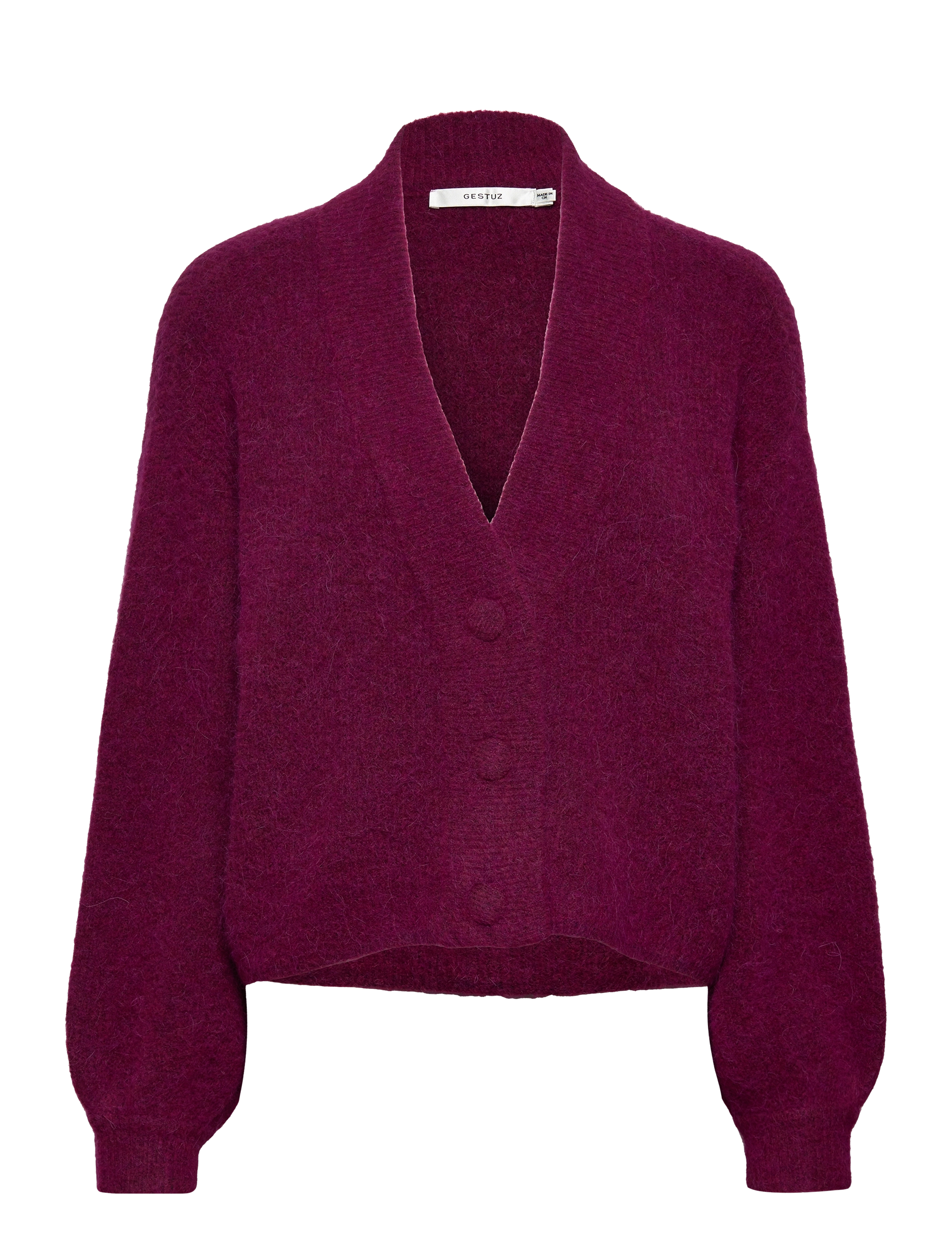 AlphaGZ V-cardigan - RASPBERRY RADIANCE MELANGE