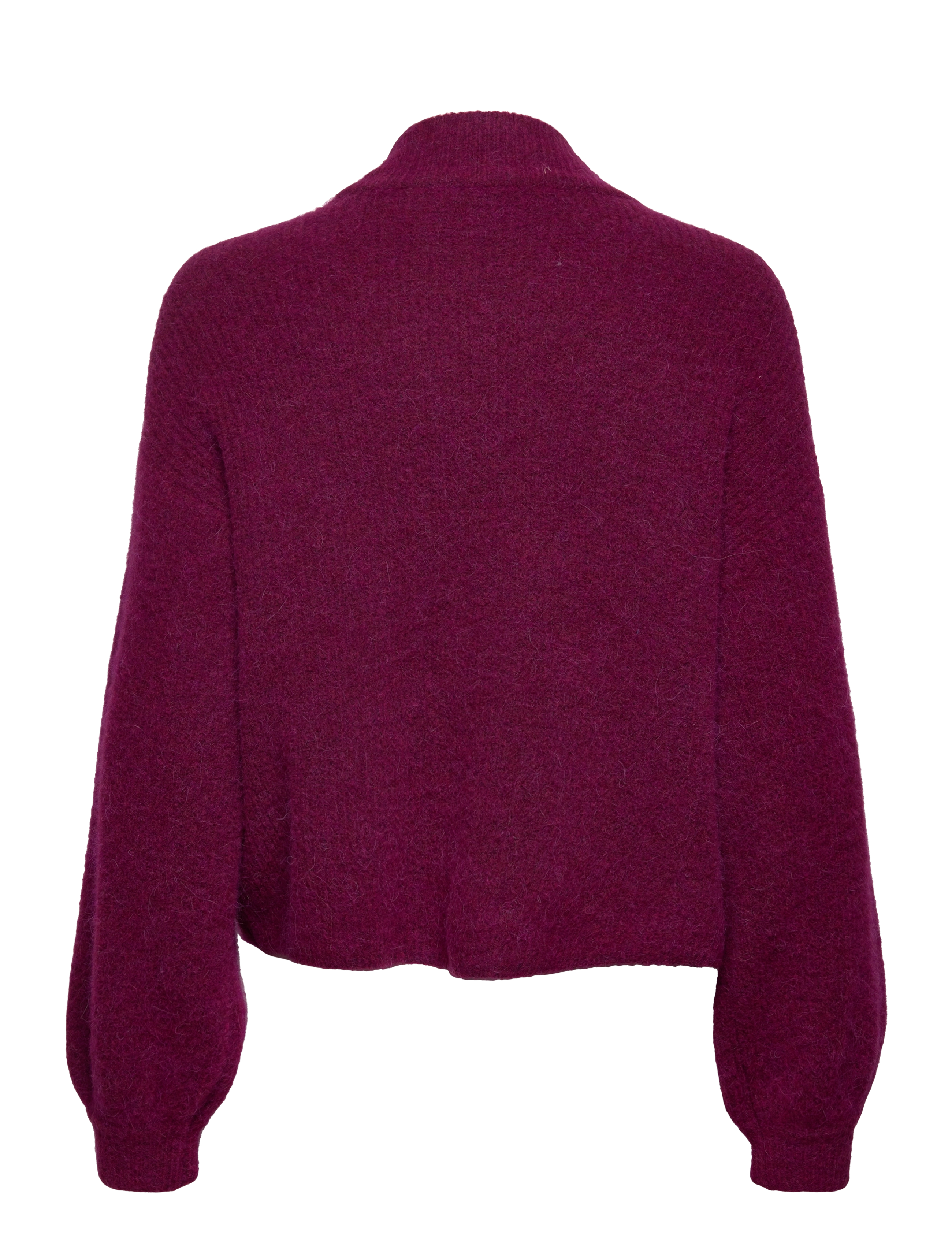 Gestuz - AlphaGZ V-cardigan - raspberry radiance melange - 1