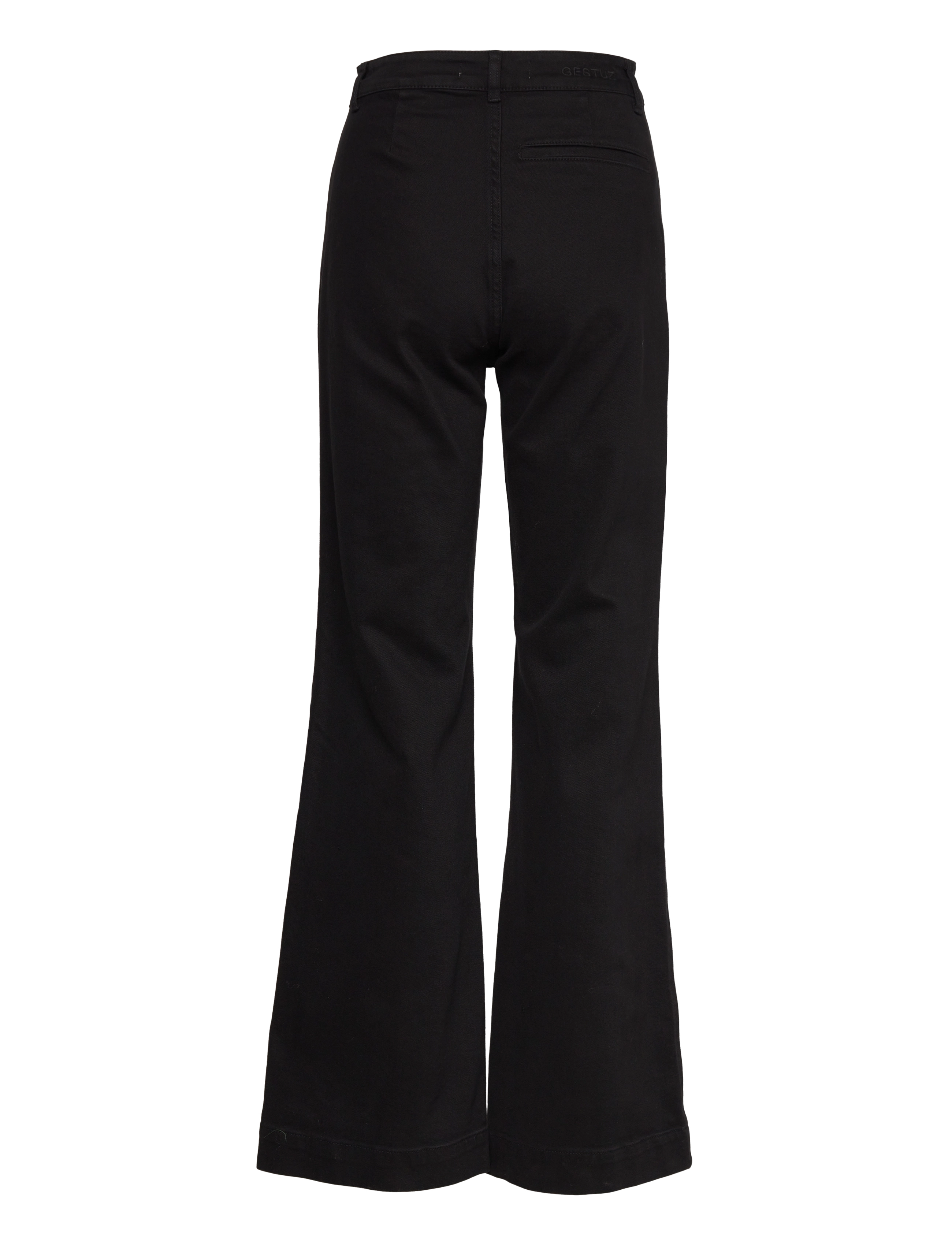 Gestuz - ShannieGZ HW flared twill jeans - black - 1