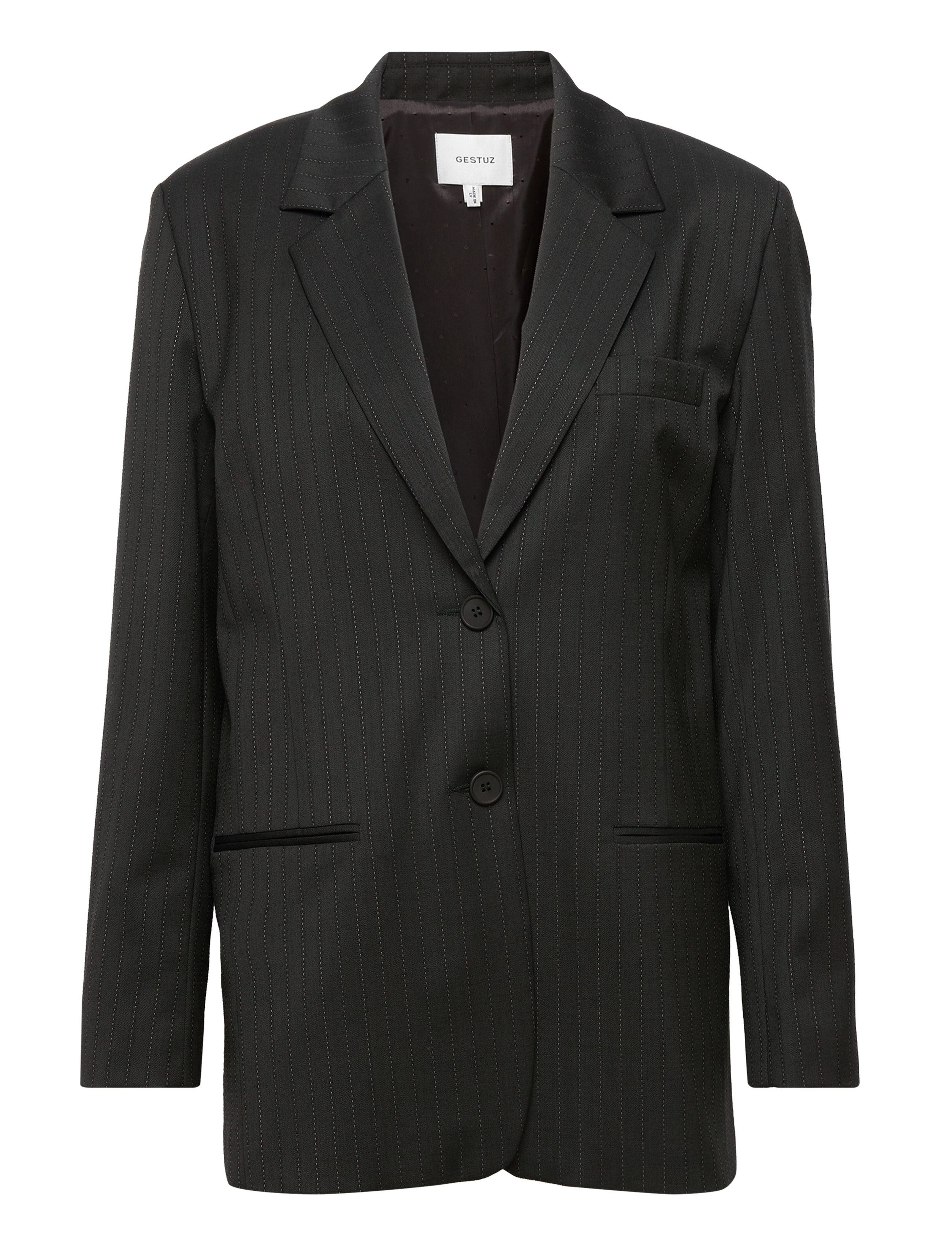Gestuz - KamarieGZ blazer - dark green pinstripe - 0