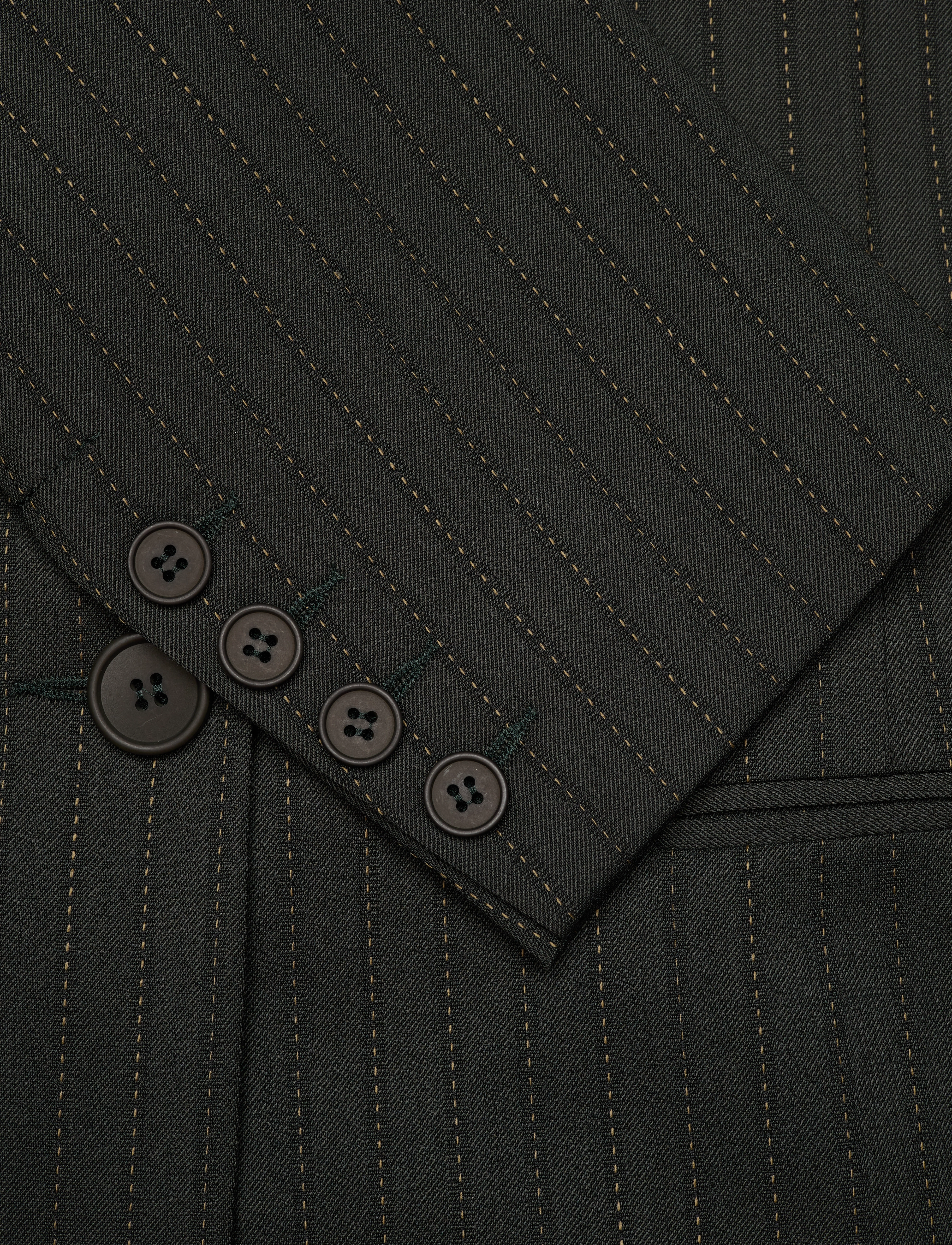 Gestuz - KamarieGZ blazer - dark green pinstripe - 5