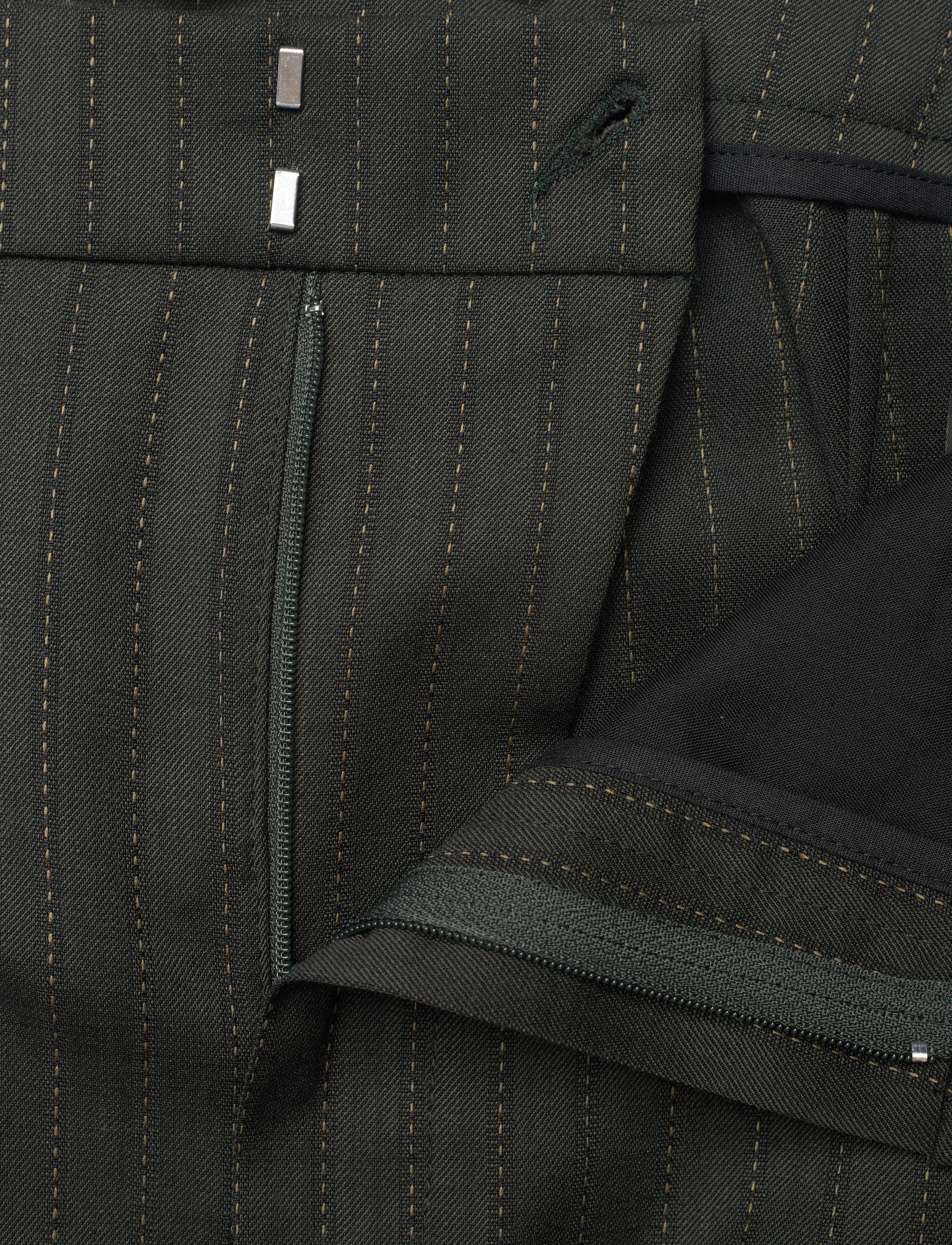 Gestuz - KamarieGZ MW pants - dark green pinstripe - 5