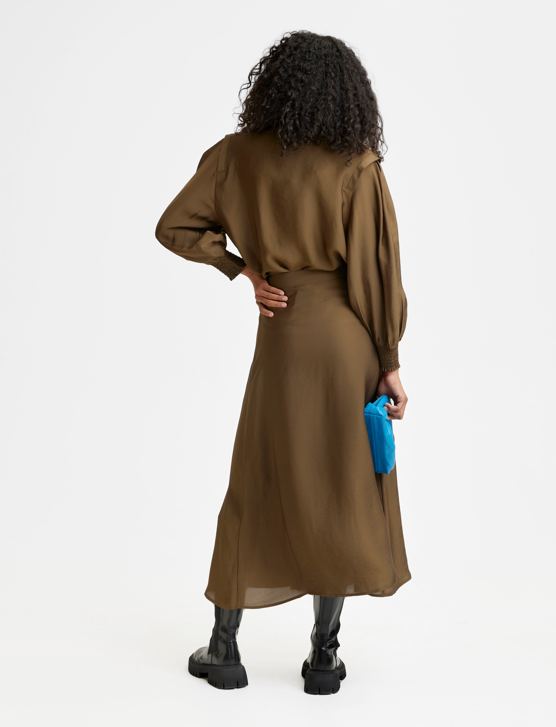 Gestuz - LuellaGZ cargo skirt - dark olive - 3