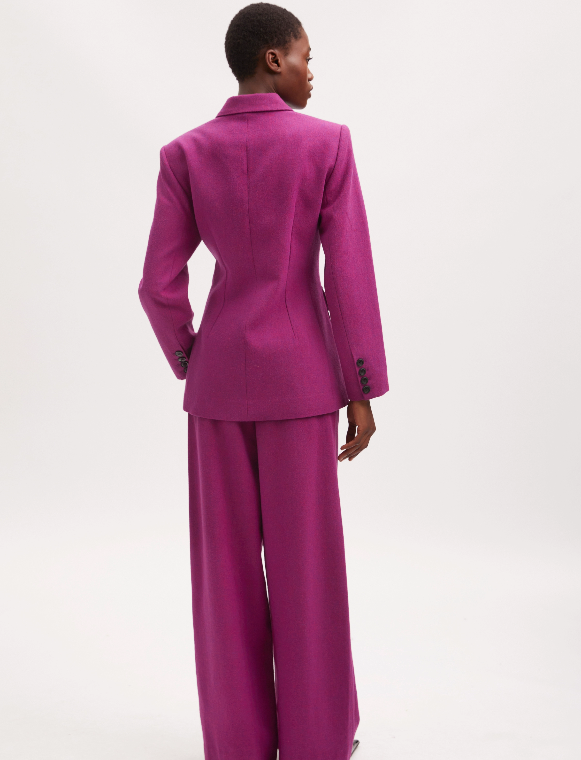 Gestuz - EnzaGZ blazer - raspberry radiance melange - 3