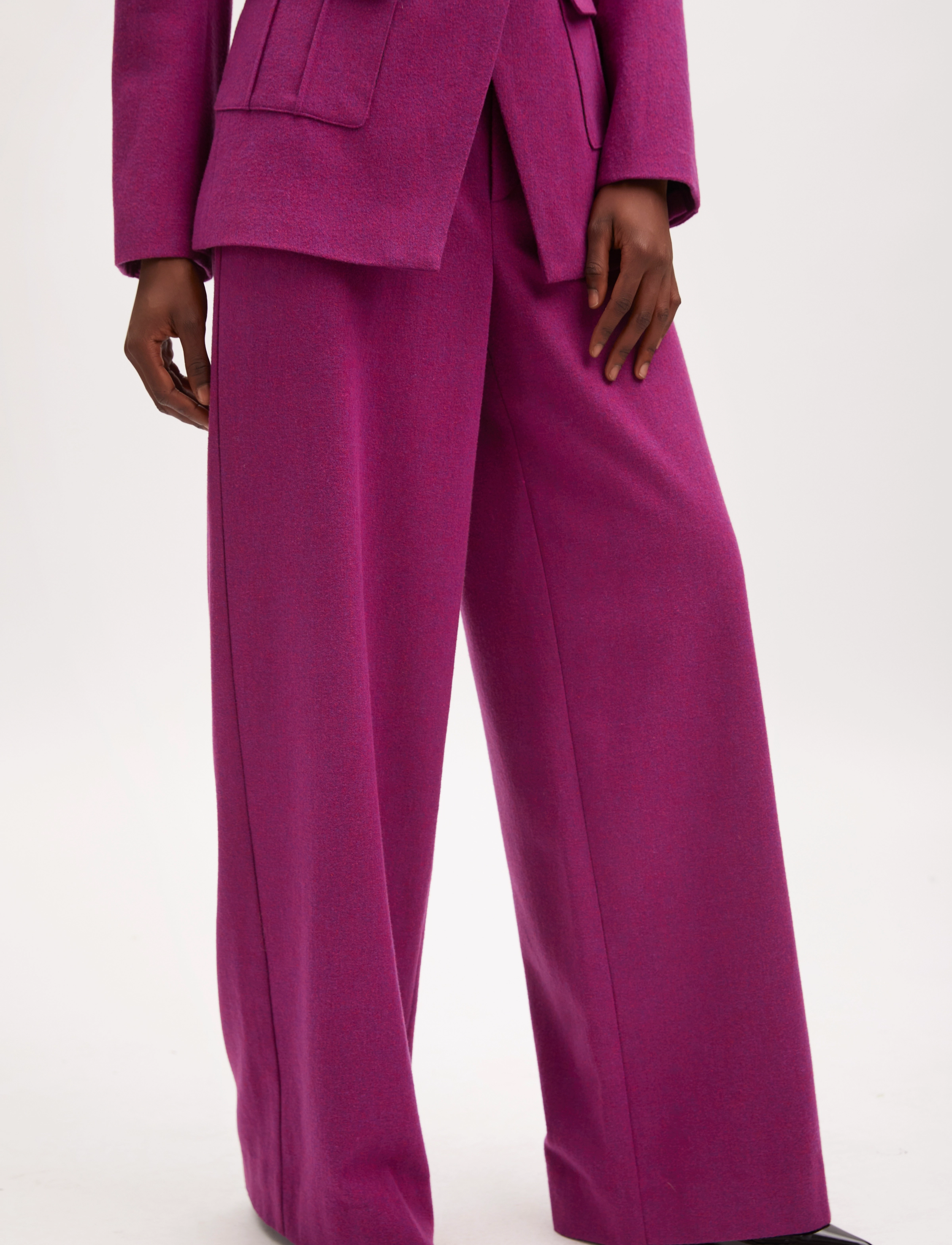 Gestuz - EnzaGZ MW pants - raspberry radiance melange - 4
