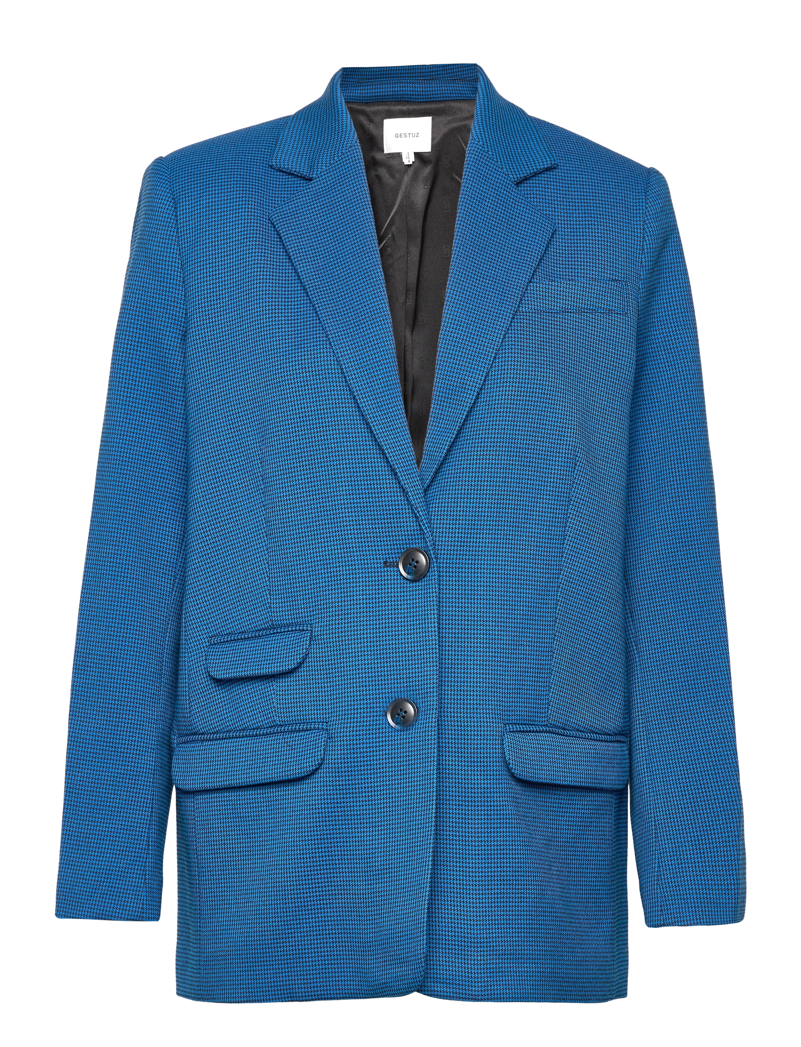 Gestuz - OttaviaGZ blazer - directoire blue houndstooth - 0