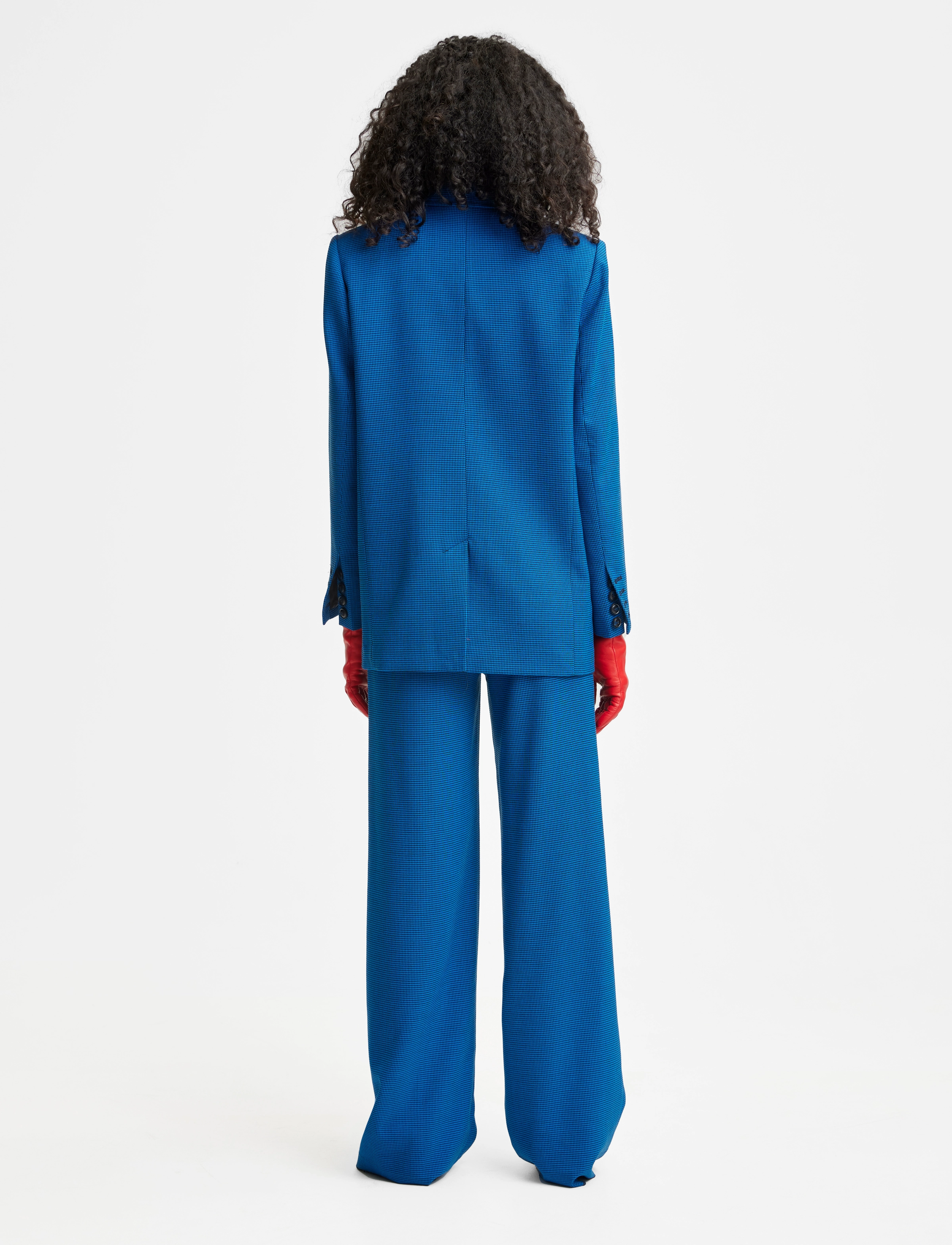 Gestuz - OttaviaGZ blazer - directoire blue houndstooth - 3