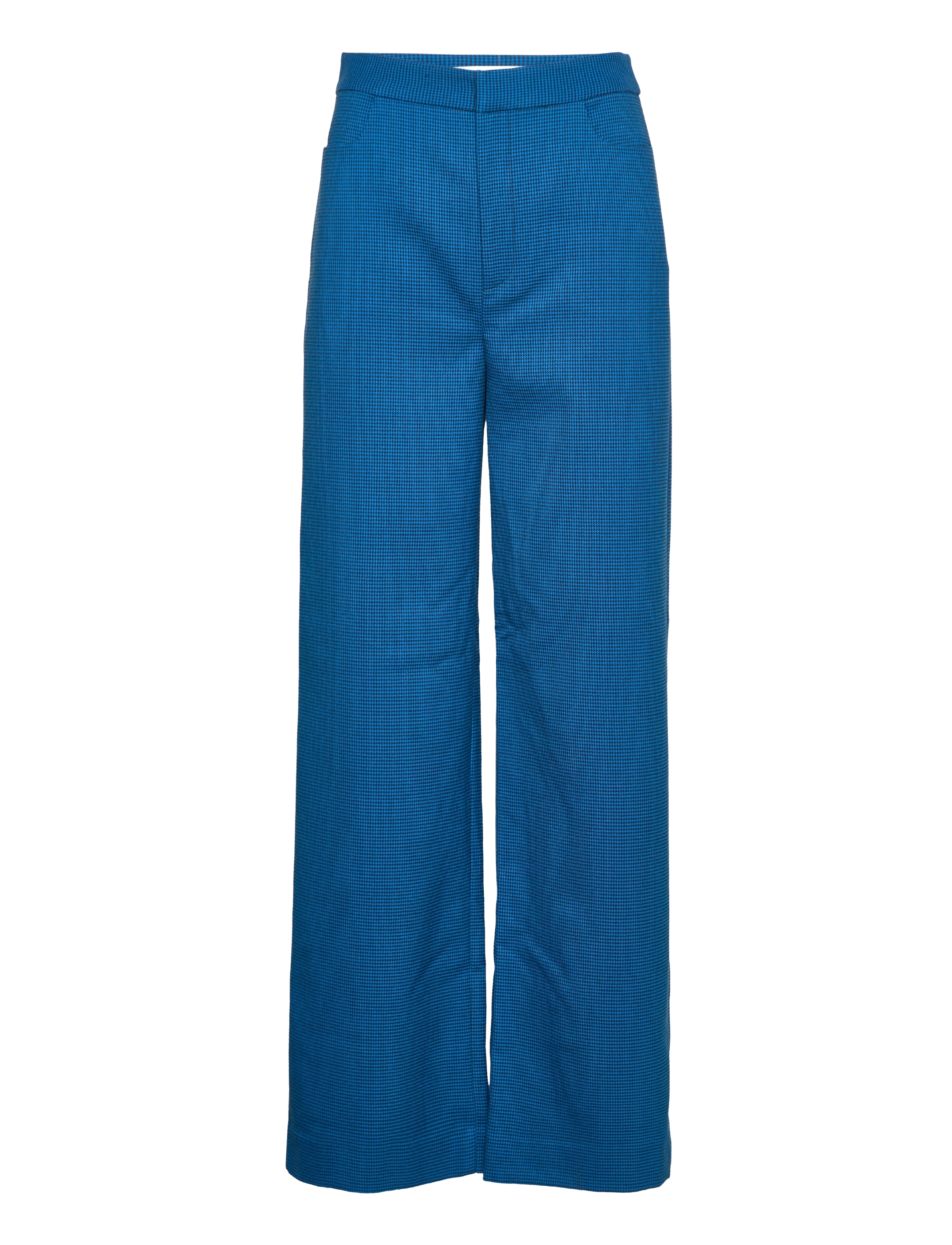 Gestuz - OttaviaGZ MW pants - directoire blue houndstooth - 0