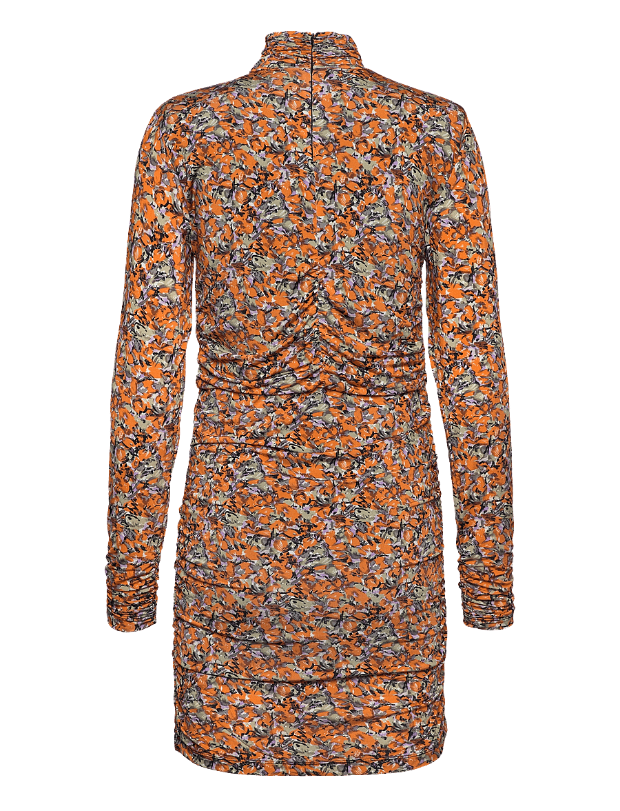 Gestuz - OdaGZ short dress - etuikleider - orange purple brush - 2