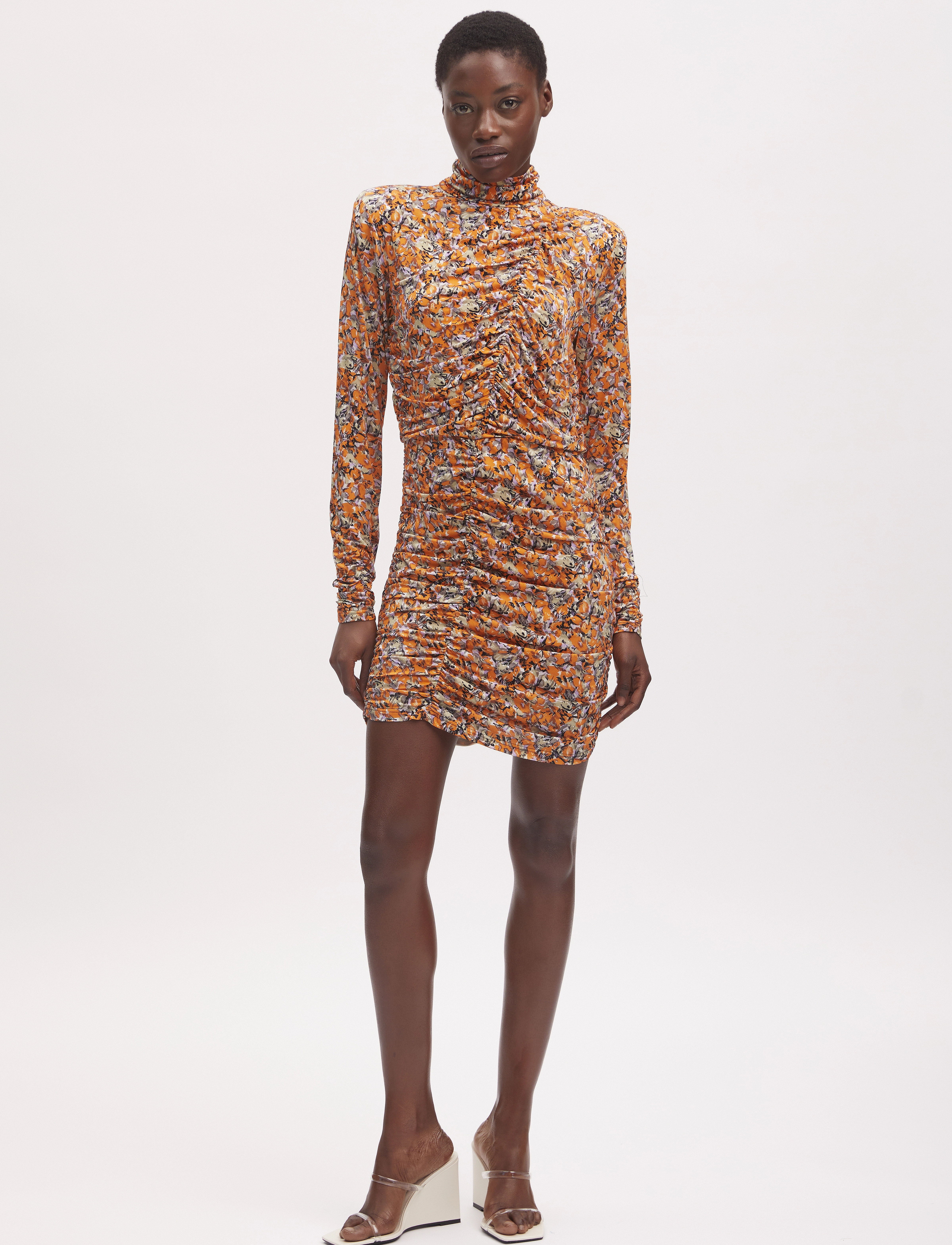Gestuz Odagz Short Dress, S, Dresses, Orange - Frauen
