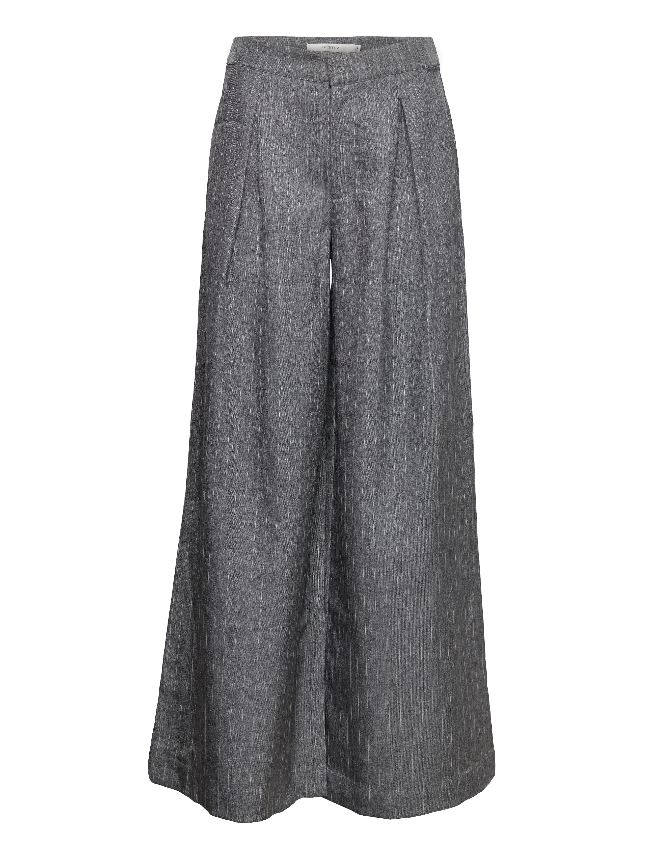Gestuz - AlinaGZ LW pants - dark grey pinstripe - 0