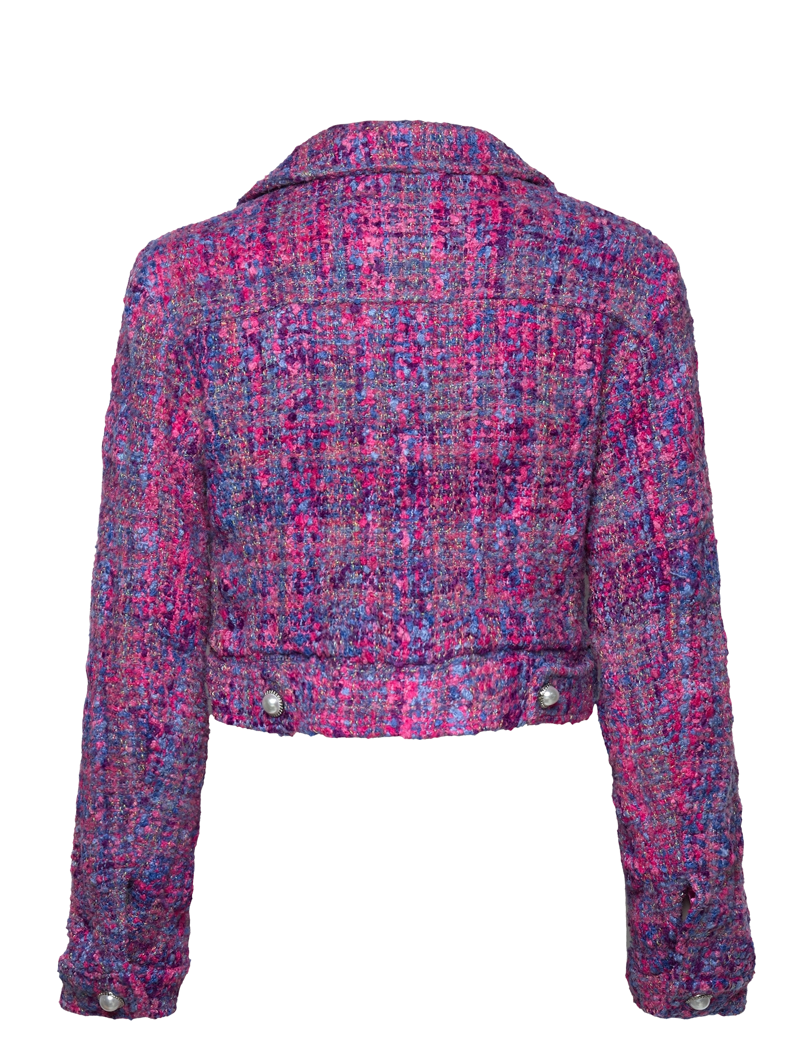 Gestuz - NyaGZ short jacket - pink multi tweed - 1