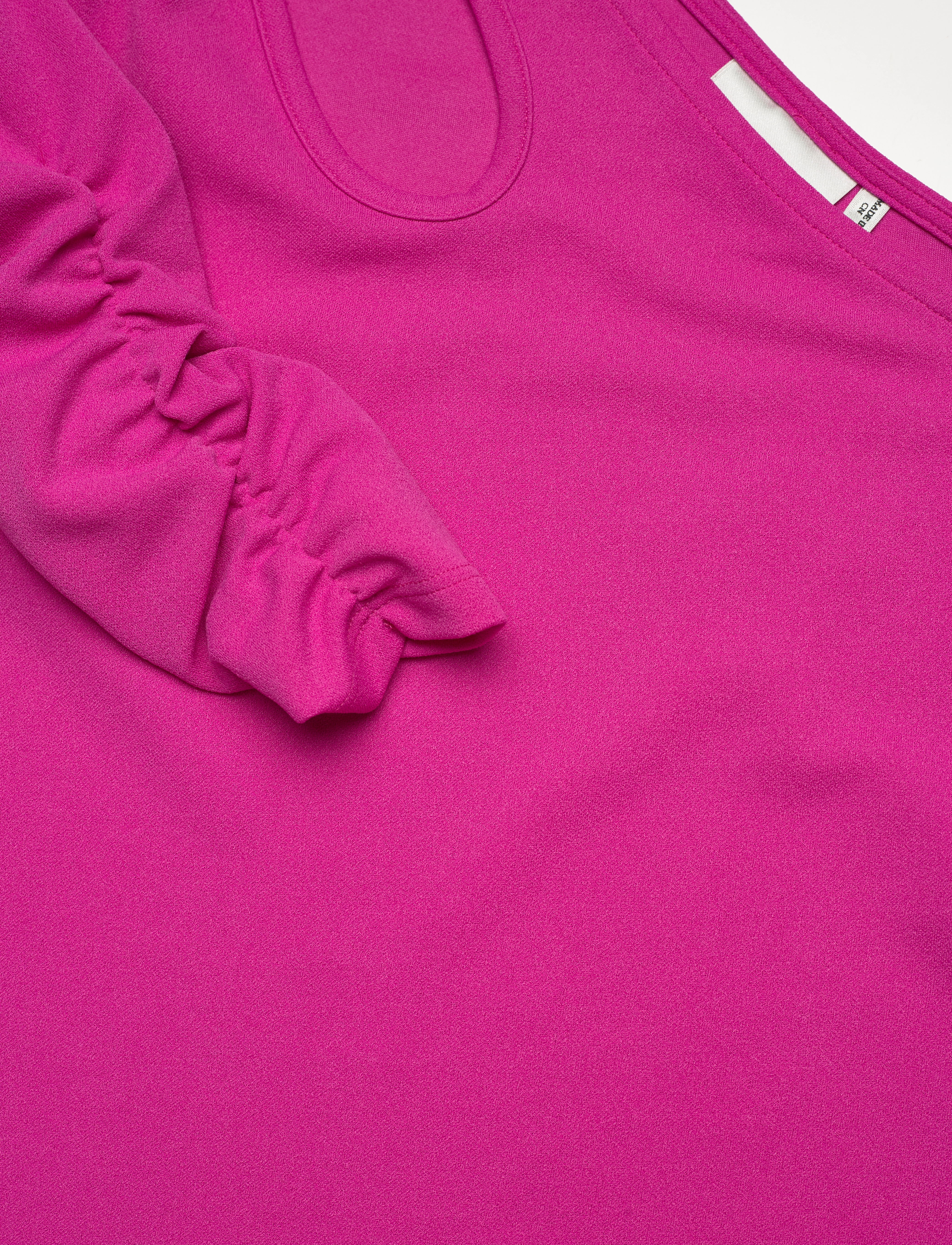 Gestuz - SelahGZ one shoulder - langærmede toppe - fuchsia red - 4
