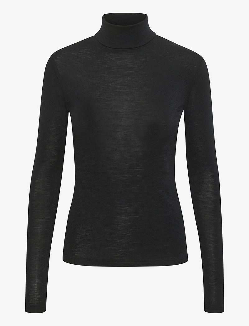 Gestuz - NiniaGZ wool rollneck NOOS - rollkragenpullover - black - 1