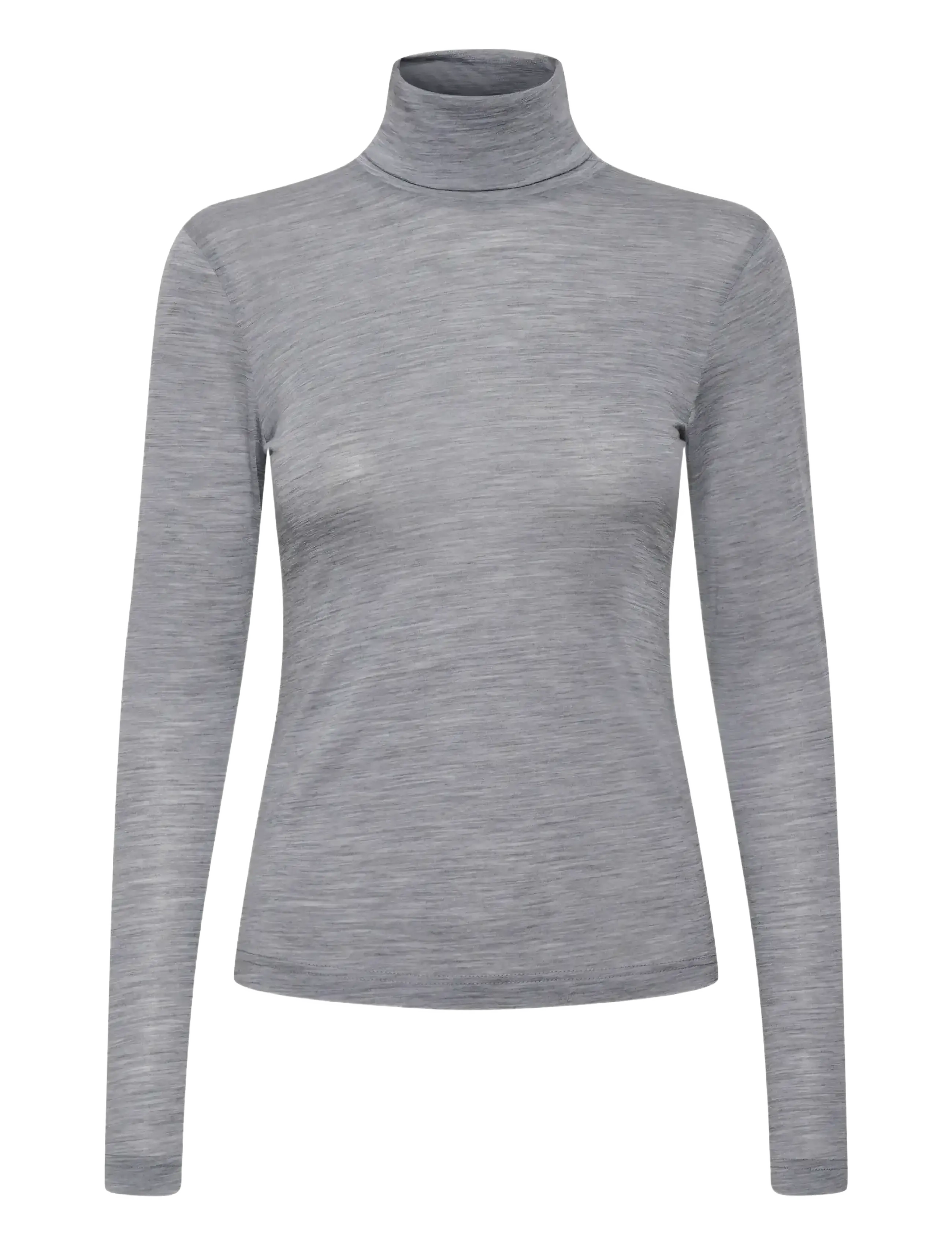 Gestuz - NiniaGZ wool rollneck NOOS - rullekraver - grey mÉlange - 1