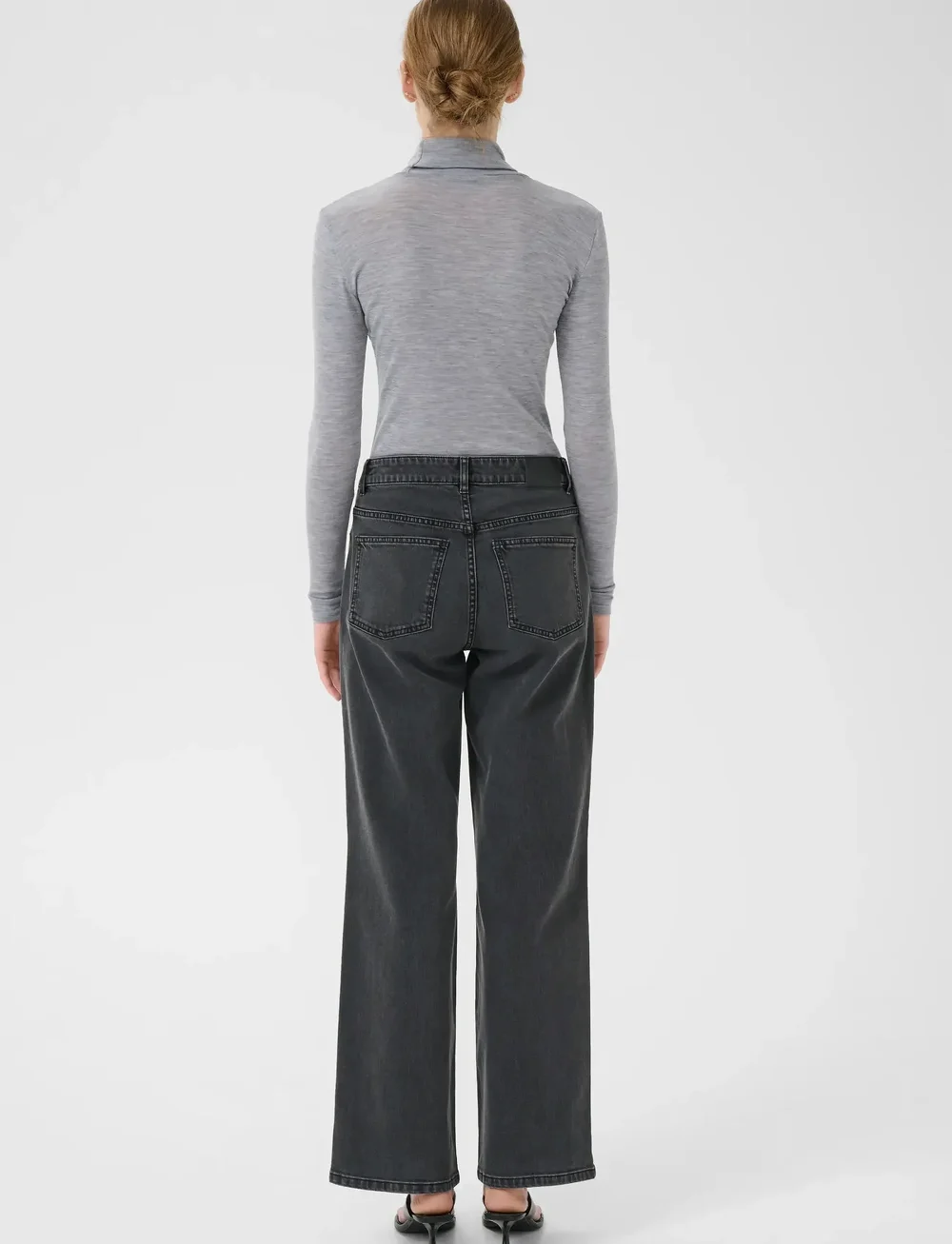 Gestuz - NiniaGZ wool rollneck NOOS - rullekraver - grey mÉlange - 4