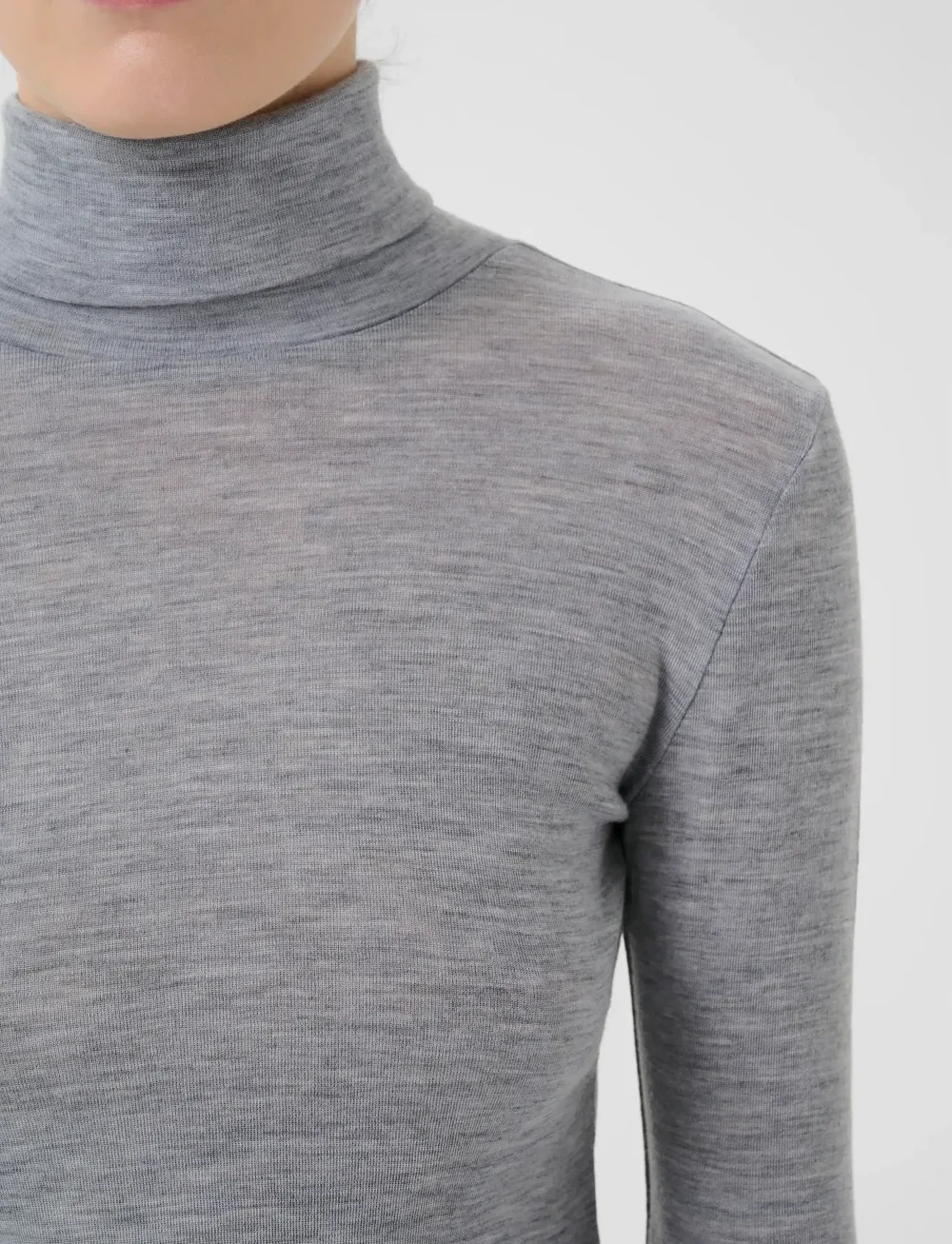 Gestuz - NiniaGZ wool rollneck NOOS - rullekraver - grey mÉlange - 5