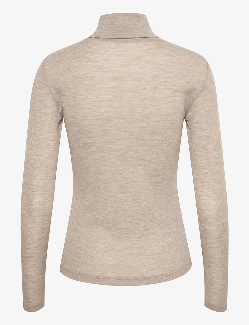 Gestuz - NiniaGZ wool rollneck NOOS - polotröjor - sand melange - 2