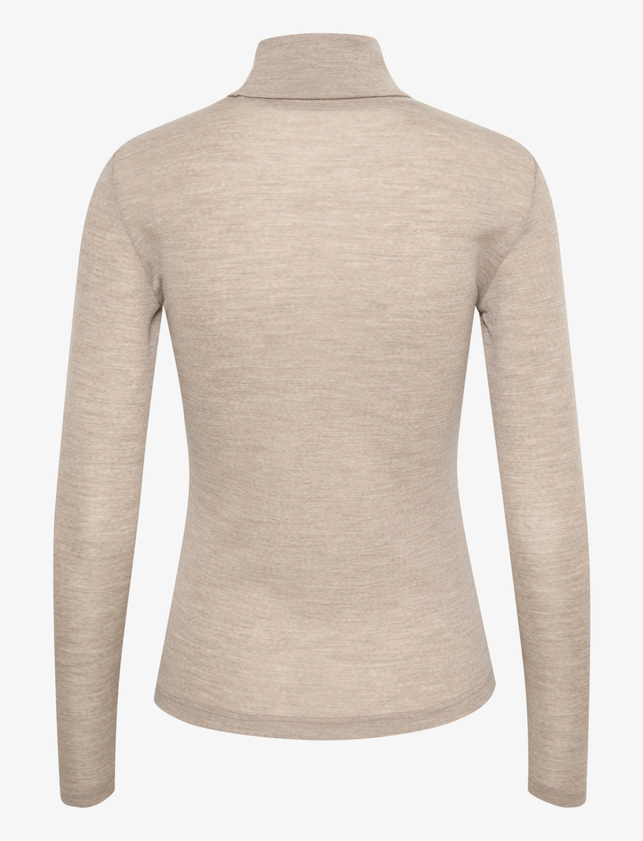 Gestuz - NiniaGZ wool rollneck NOOS - rullekraver - sand melange - 2