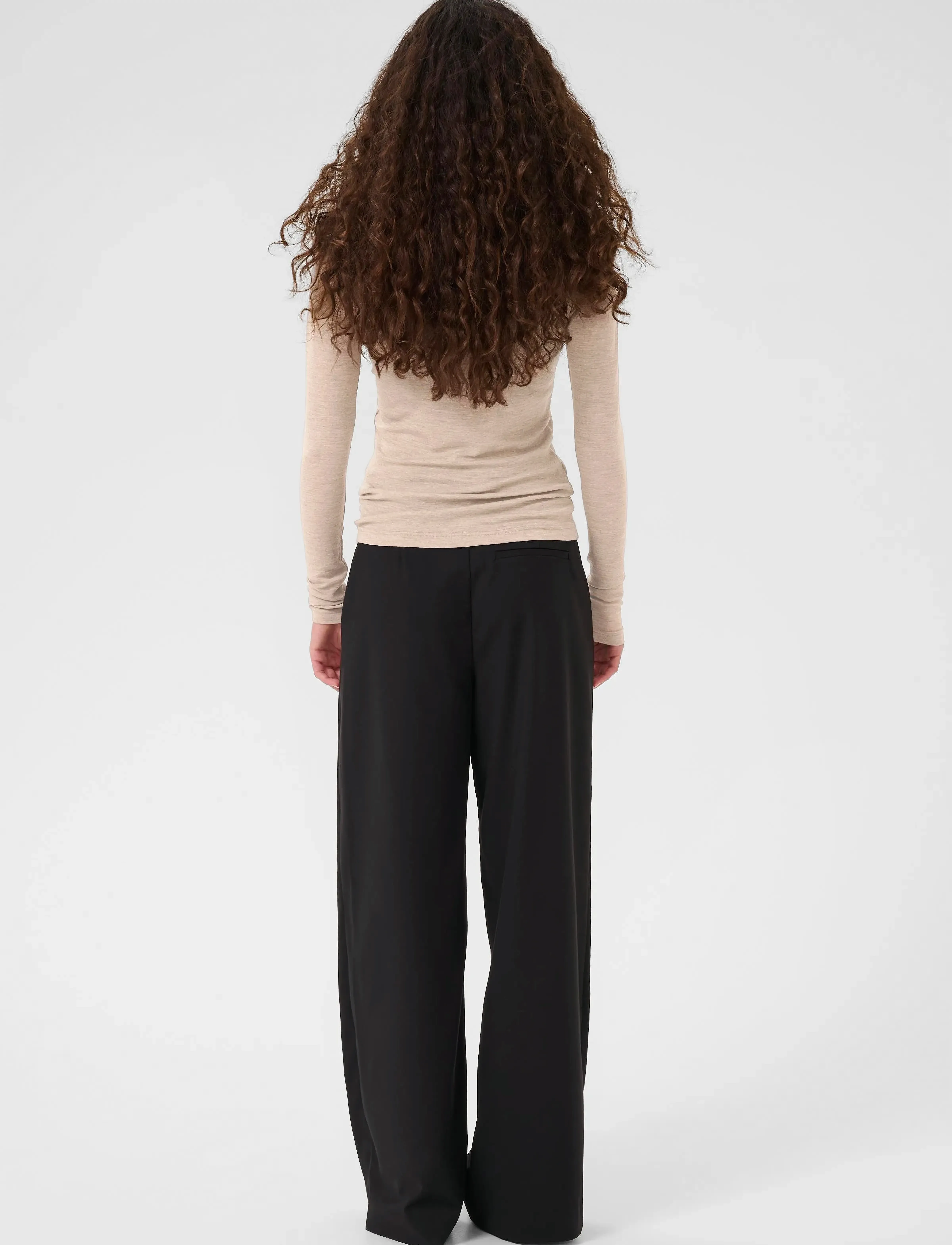 Gestuz - NiniaGZ wool rollneck NOOS - rullekraver - sand melange - 4