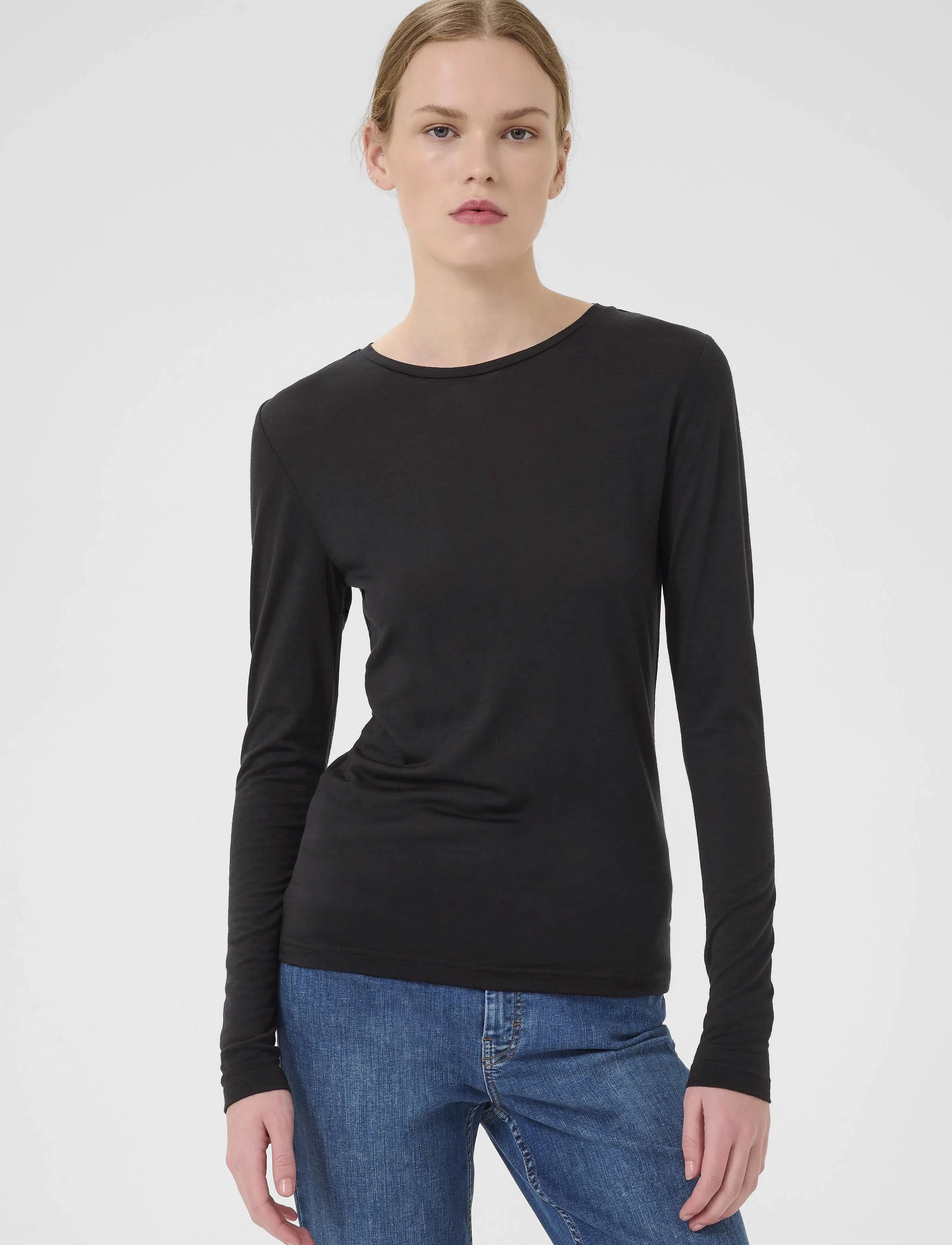 Gestuz Niniagz Ls Wool Roundneck Noos, XL, Knitwear, Schwarz - Jumpers, Frauen