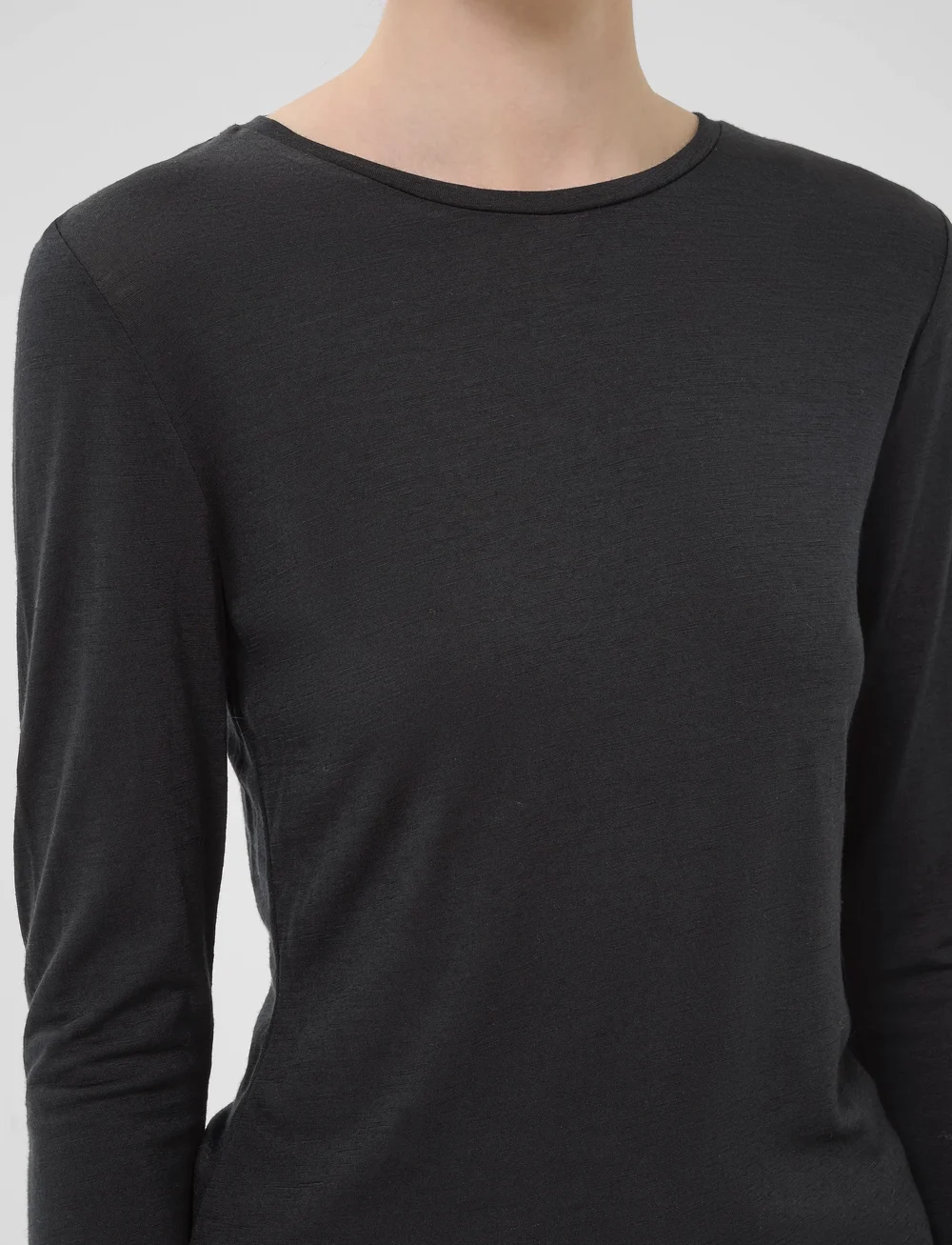 Gestuz - NiniaGZ ls wool roundneck NOOS - langærmede toppe - black - 5