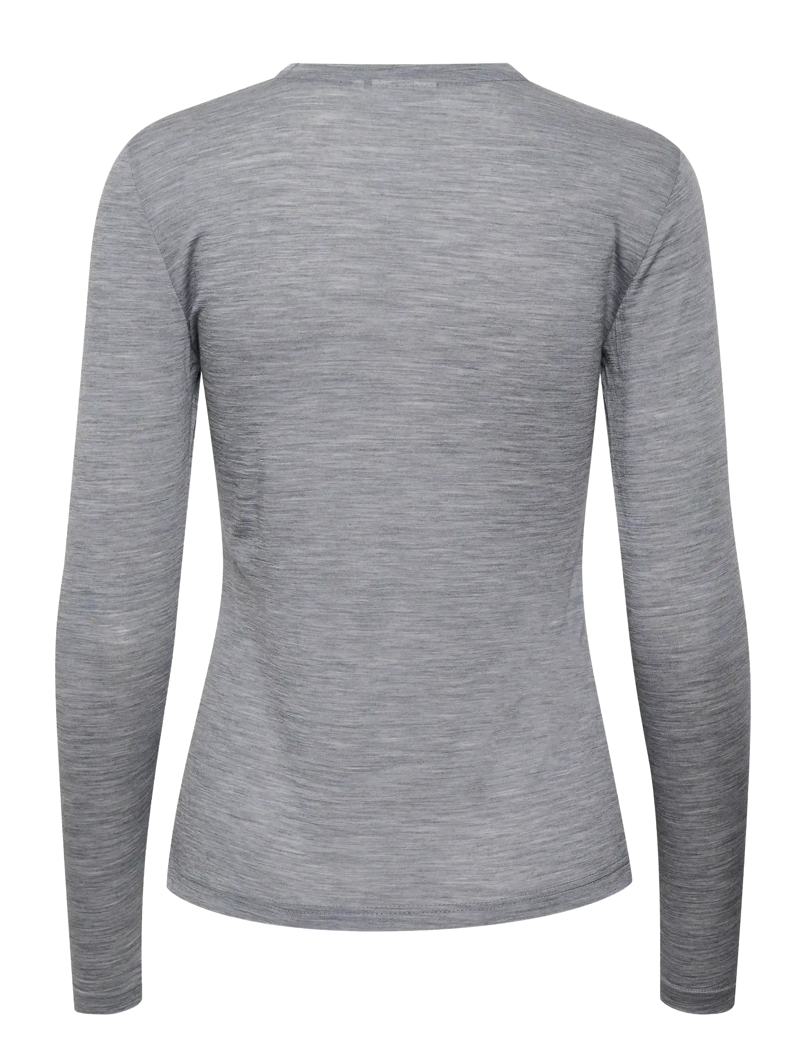 Gestuz - NiniaGZ ls wool roundneck NOOS - long-sleeved tops - grey mÉlange - 2
