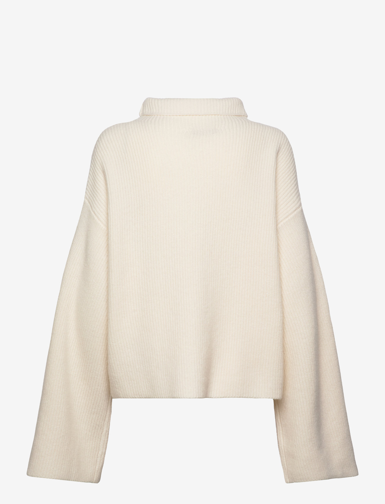 Gestuz - RisaneGZ high neck wool pullover NO - egret - 1