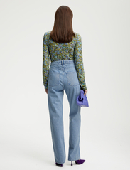 Gestuz - Leia HW straight jeans - tiesaus kirpimo džinsai - washed mid blue - 3