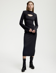 Gestuz - AnkaGZ long dress - sukienki koszulowe - black - 2