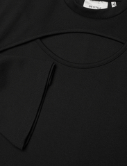 Gestuz - AnkaGZ long dress - t-shirtklänningar - black - 5