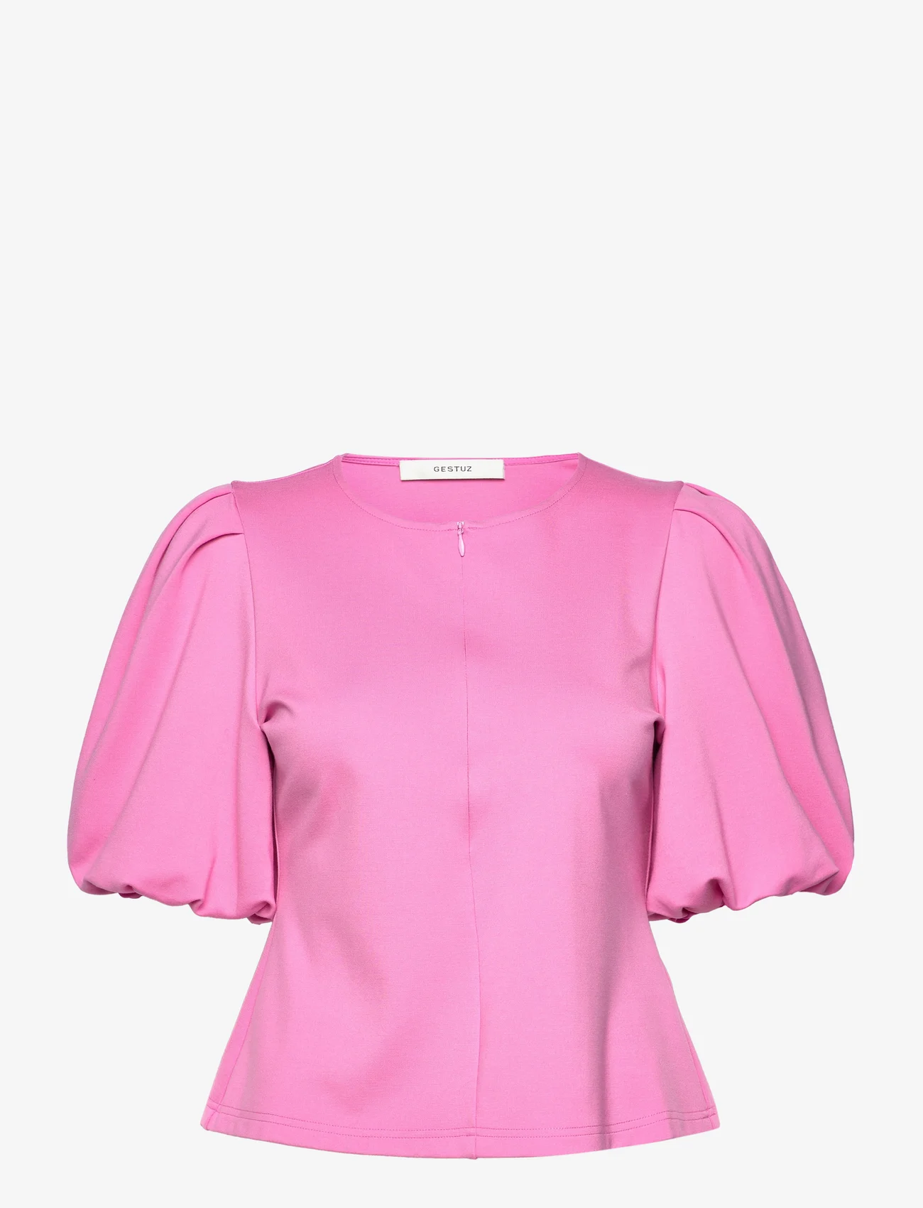 Gestuz - BlancaGZ blouse - lyhythihaiset puserot - super pink - 0